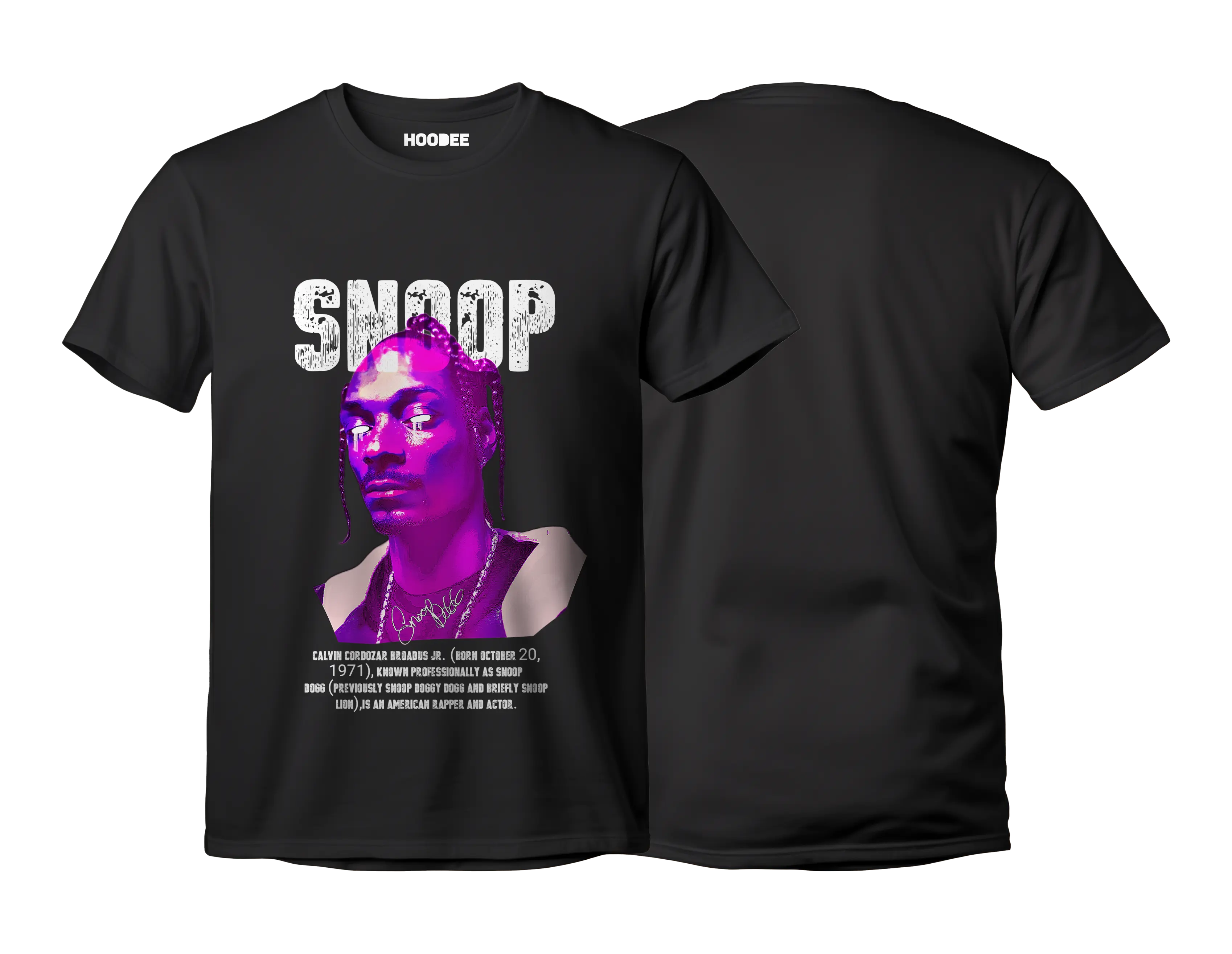 Playera Snoop dogg Head HOODEE