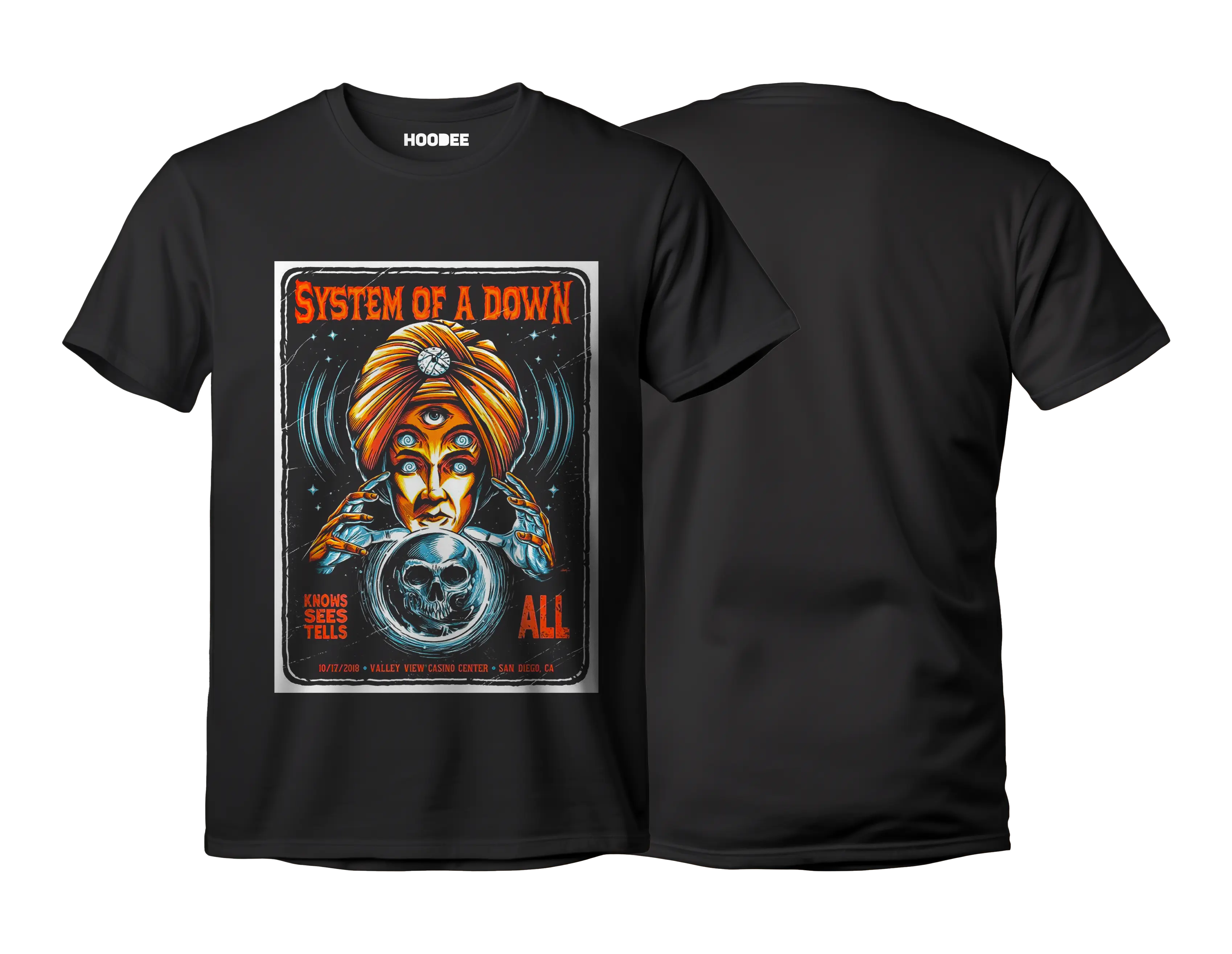 Playera System of a down #1 HOODEE