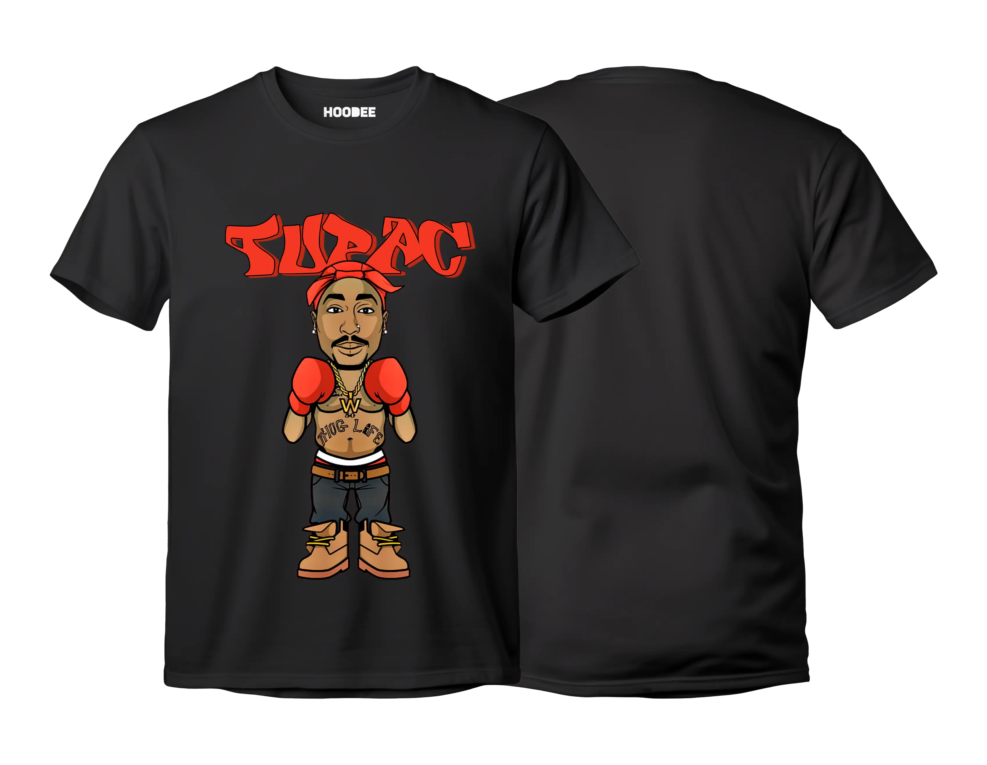 Player oversize - Tupac Shakur #25 HOODEE