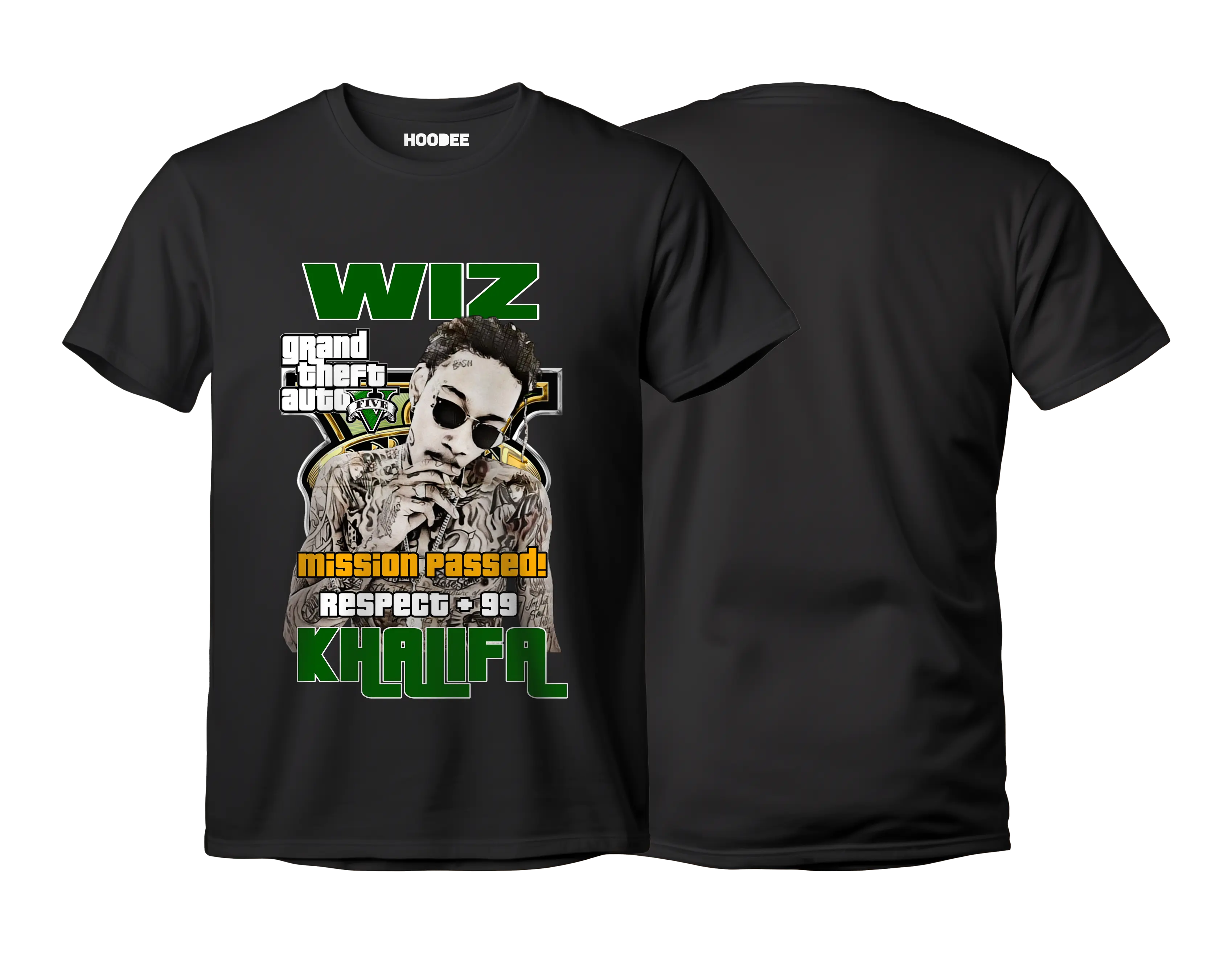 Playera Wiz khalifa #4 HOODEE