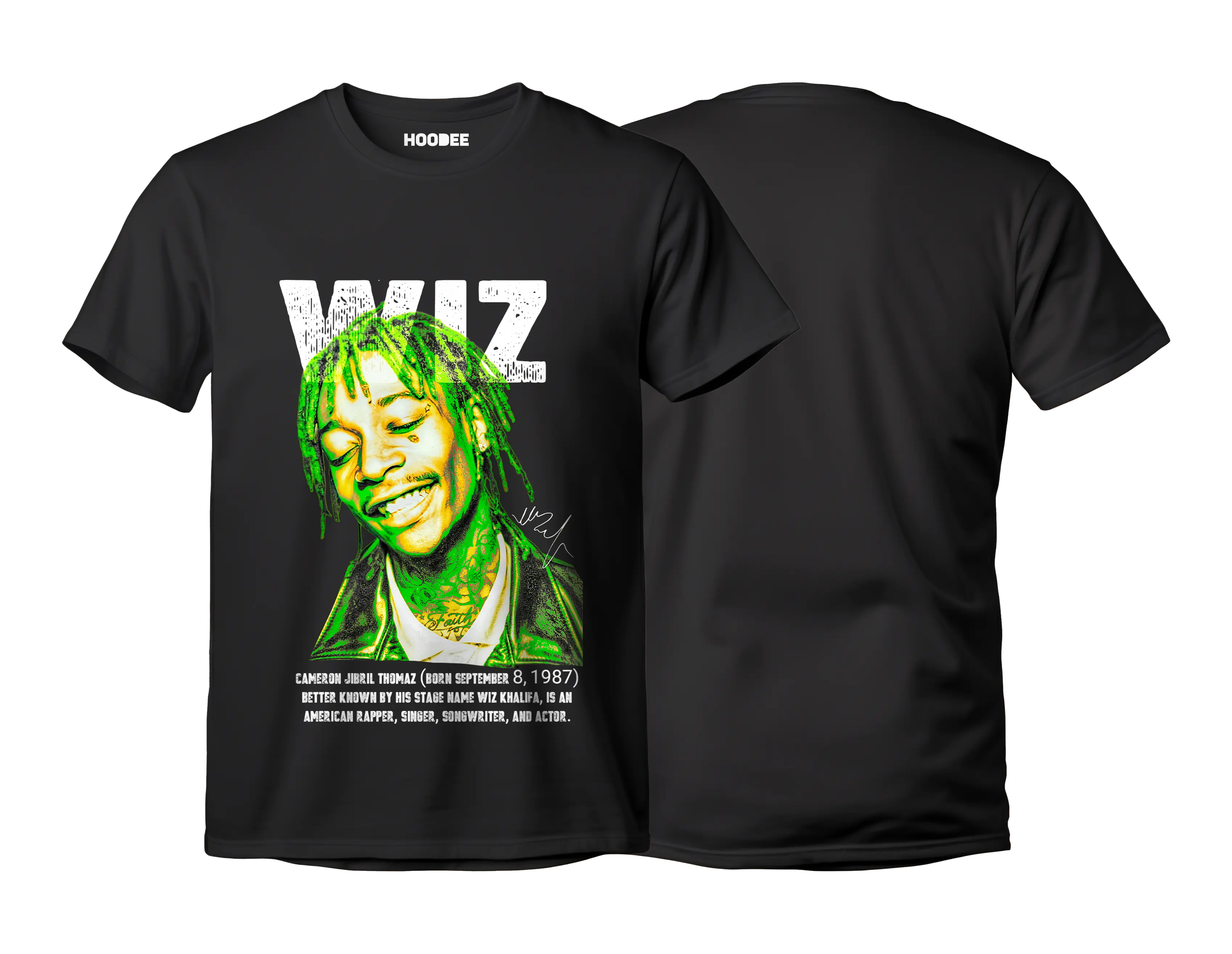 Playera Wiz khalifa head HOODEE