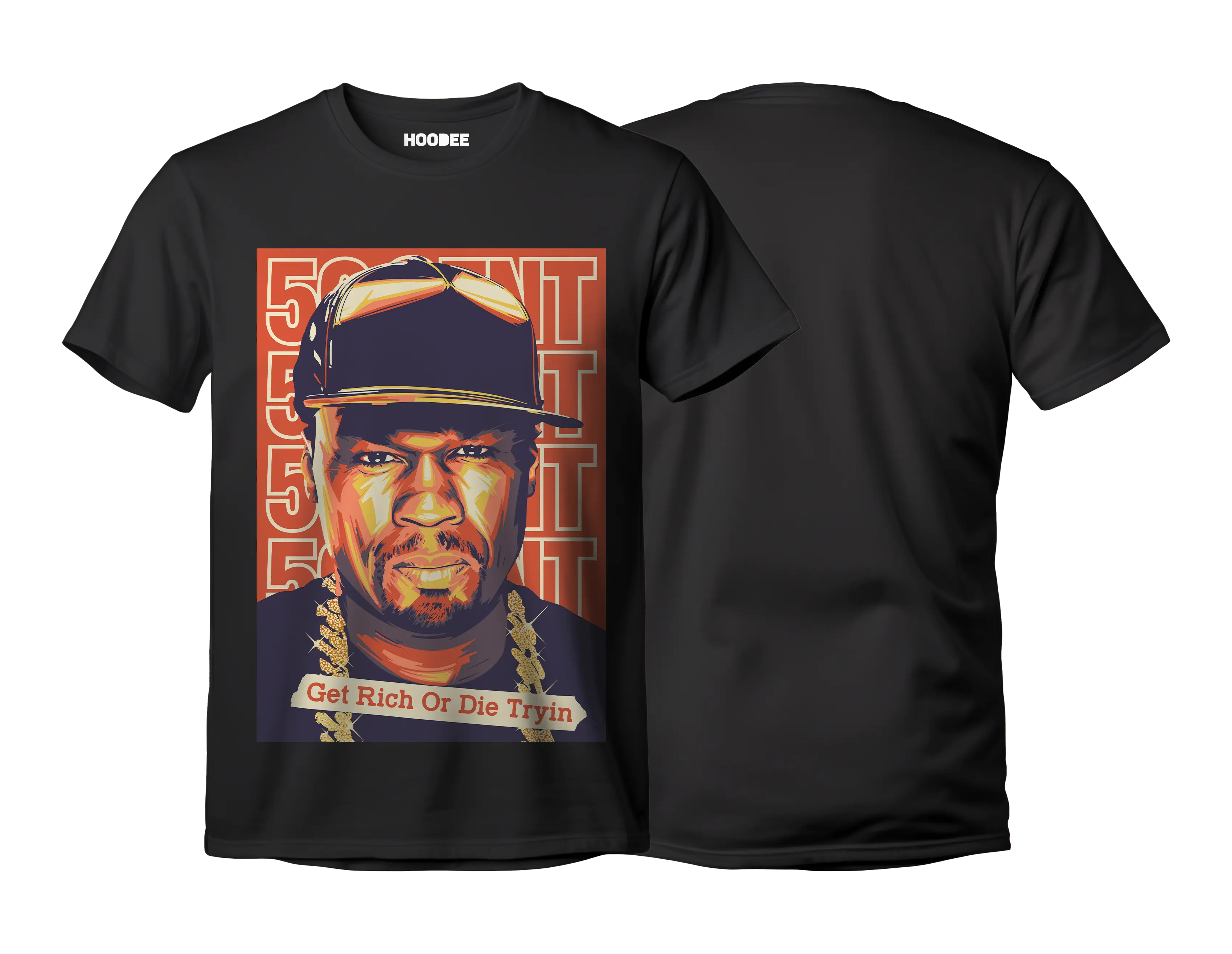 Playera 50 Cent #2 HOODEE