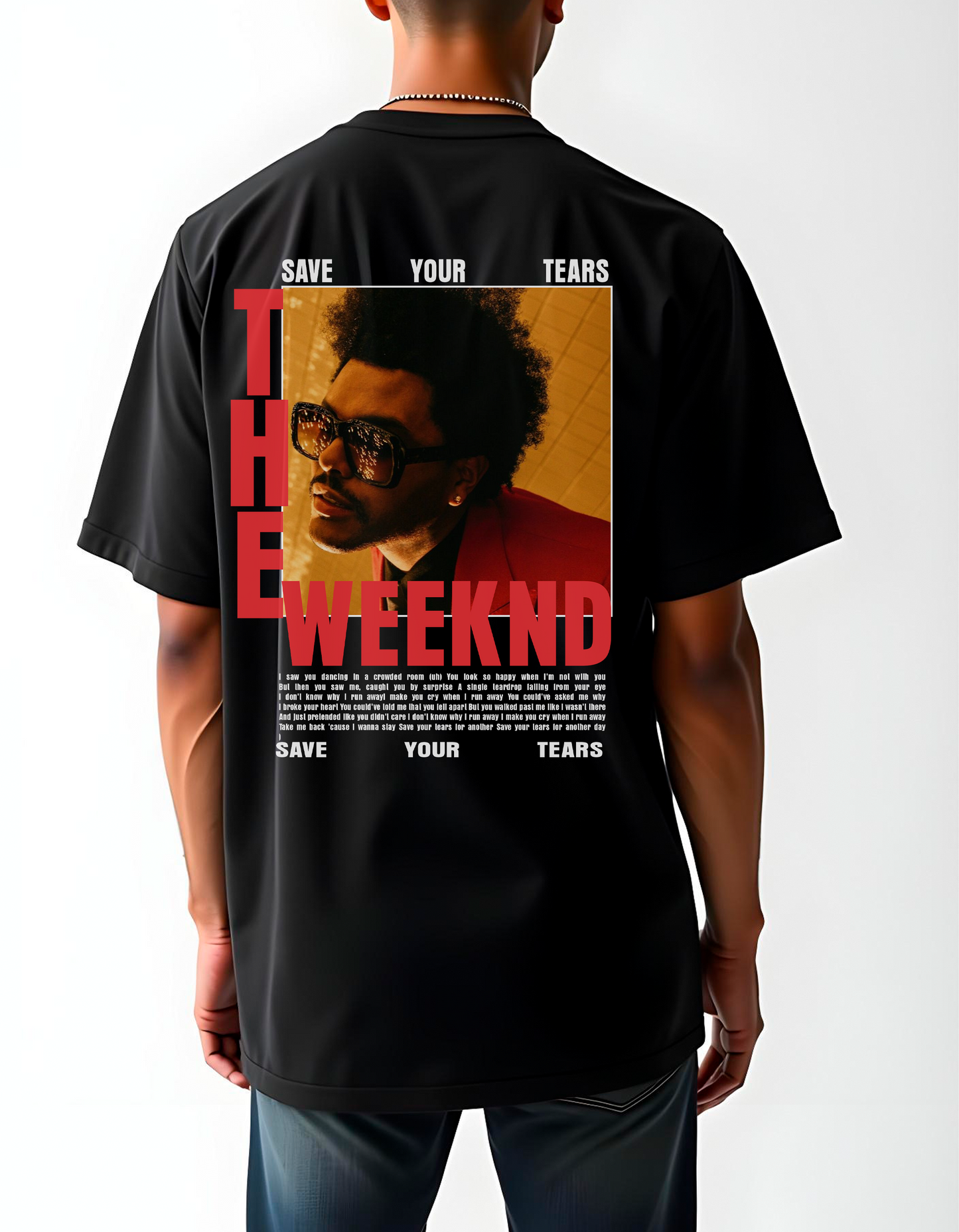Playera oversize The weeknd #3