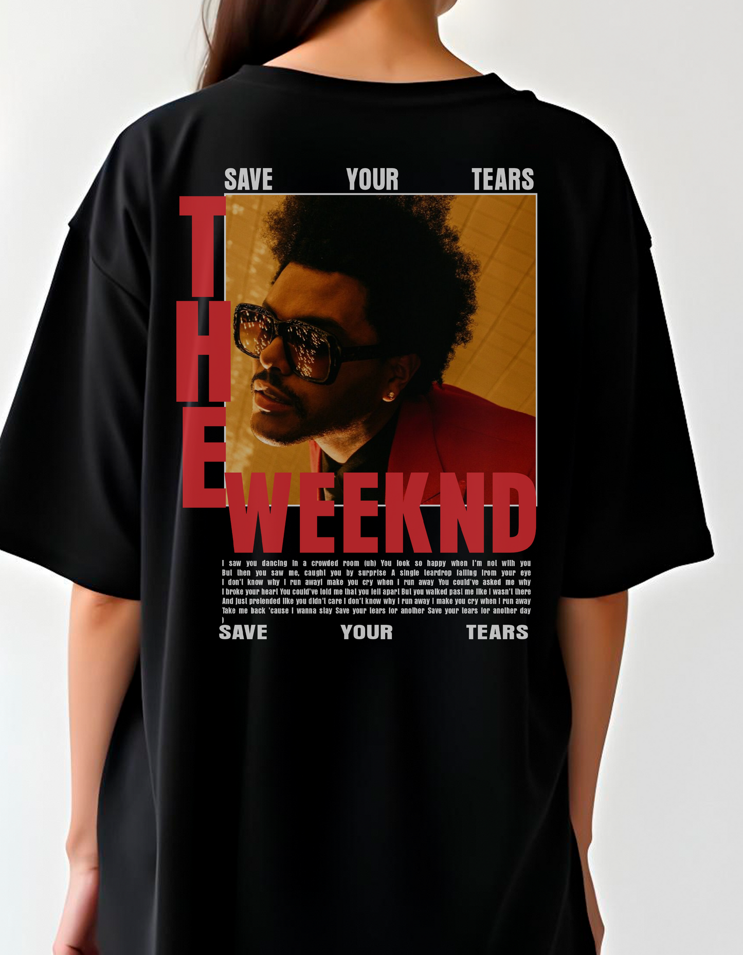 Playera oversize The weeknd #3