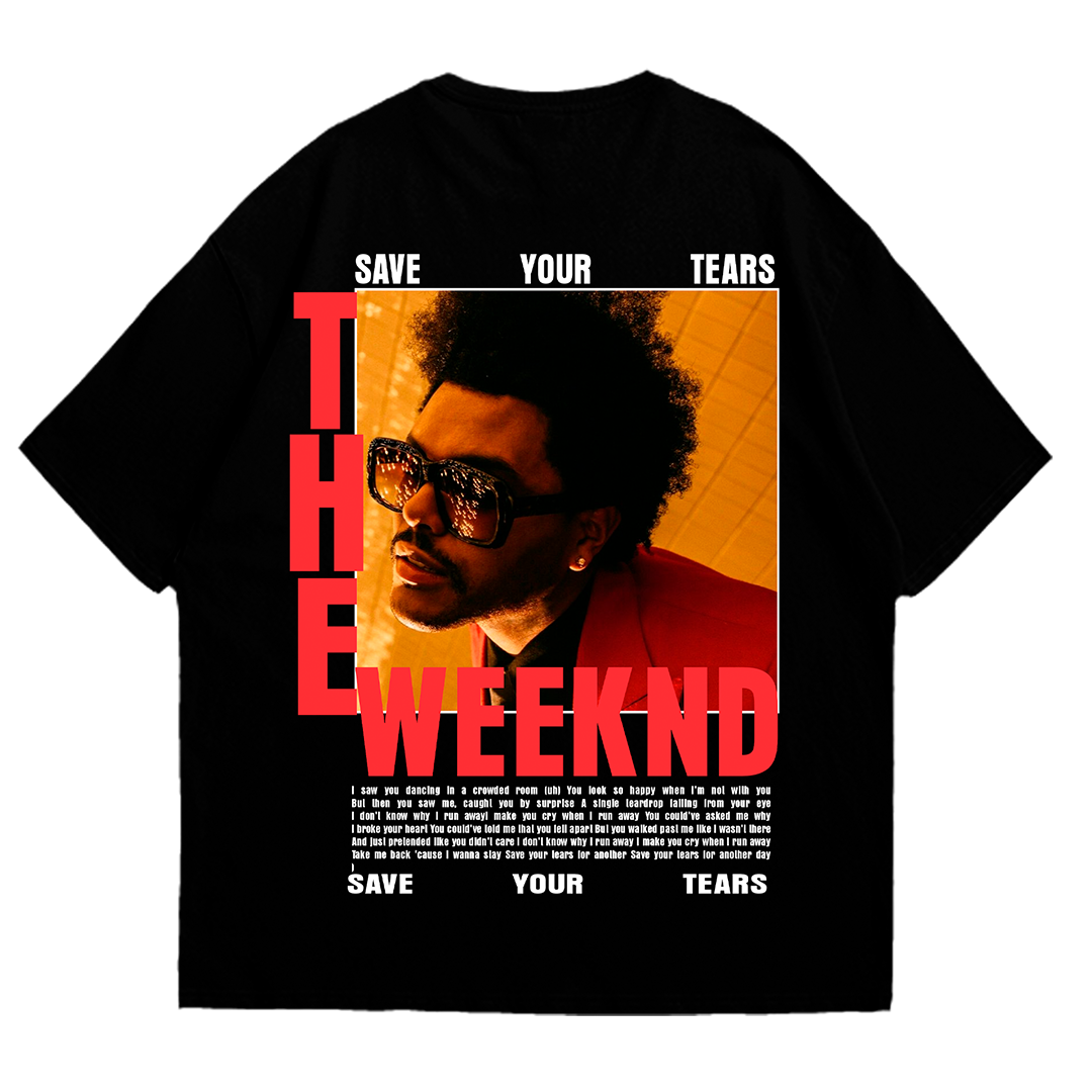 Playera oversize The weeknd #3