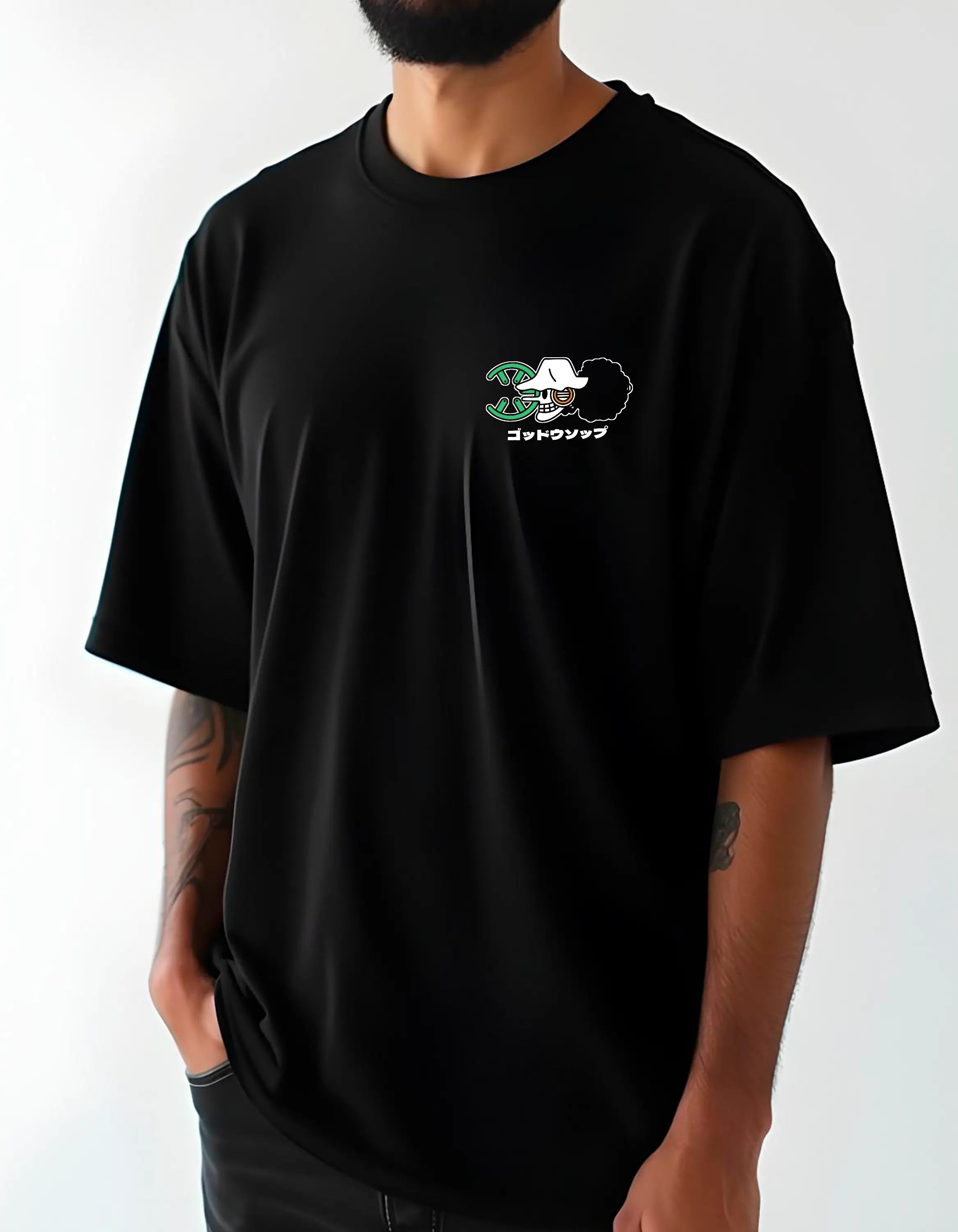 Playera oversize One piece - Usopp #1 HOODEE