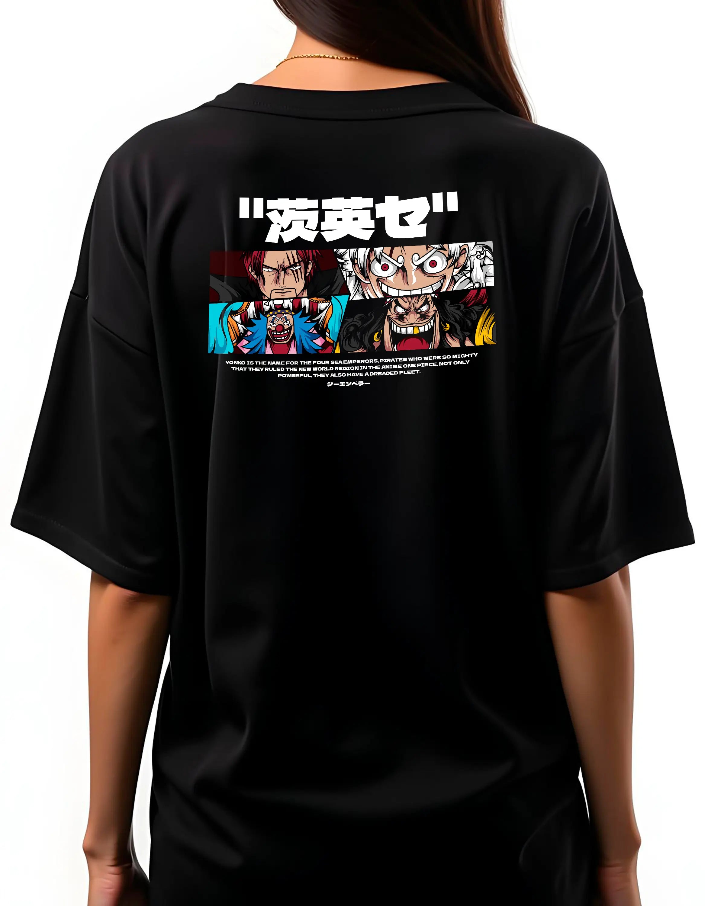 Playera oversize One piece - Yonkou #1 HOODEE