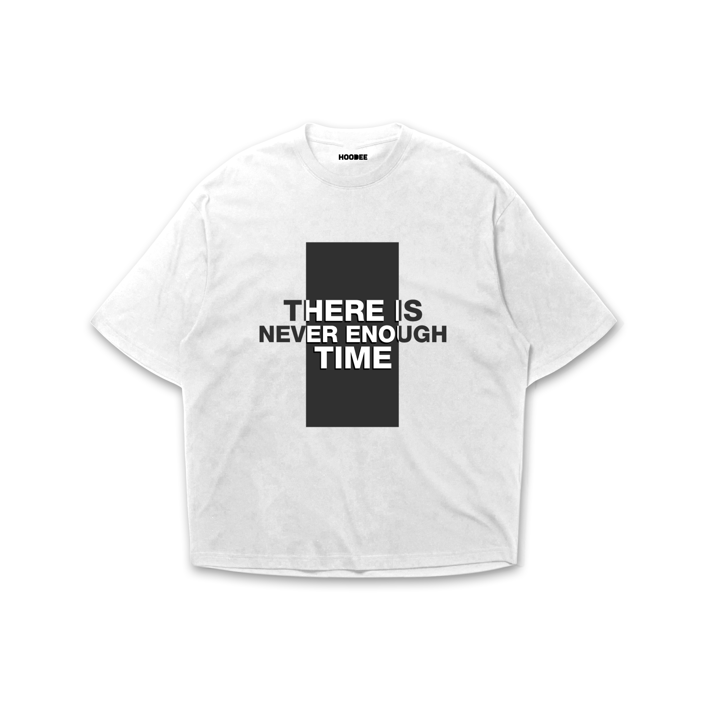 Playera oversize Never enough time