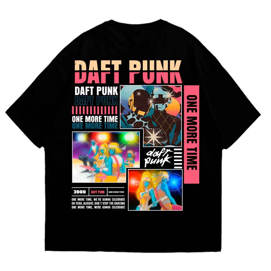 Playera oversize Daft Punk #1