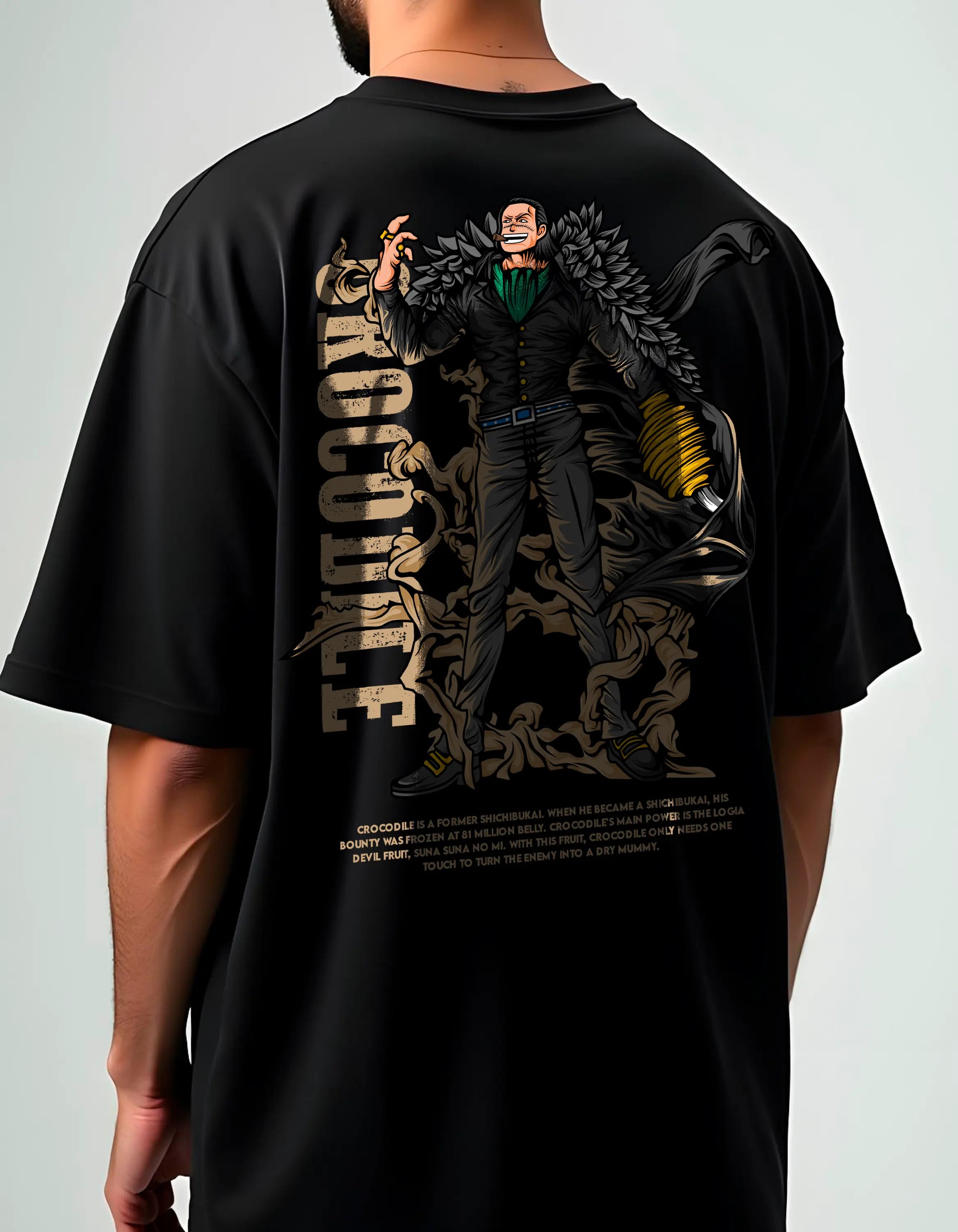 Playera oversize One piece - Crocodile #1 HOODEE