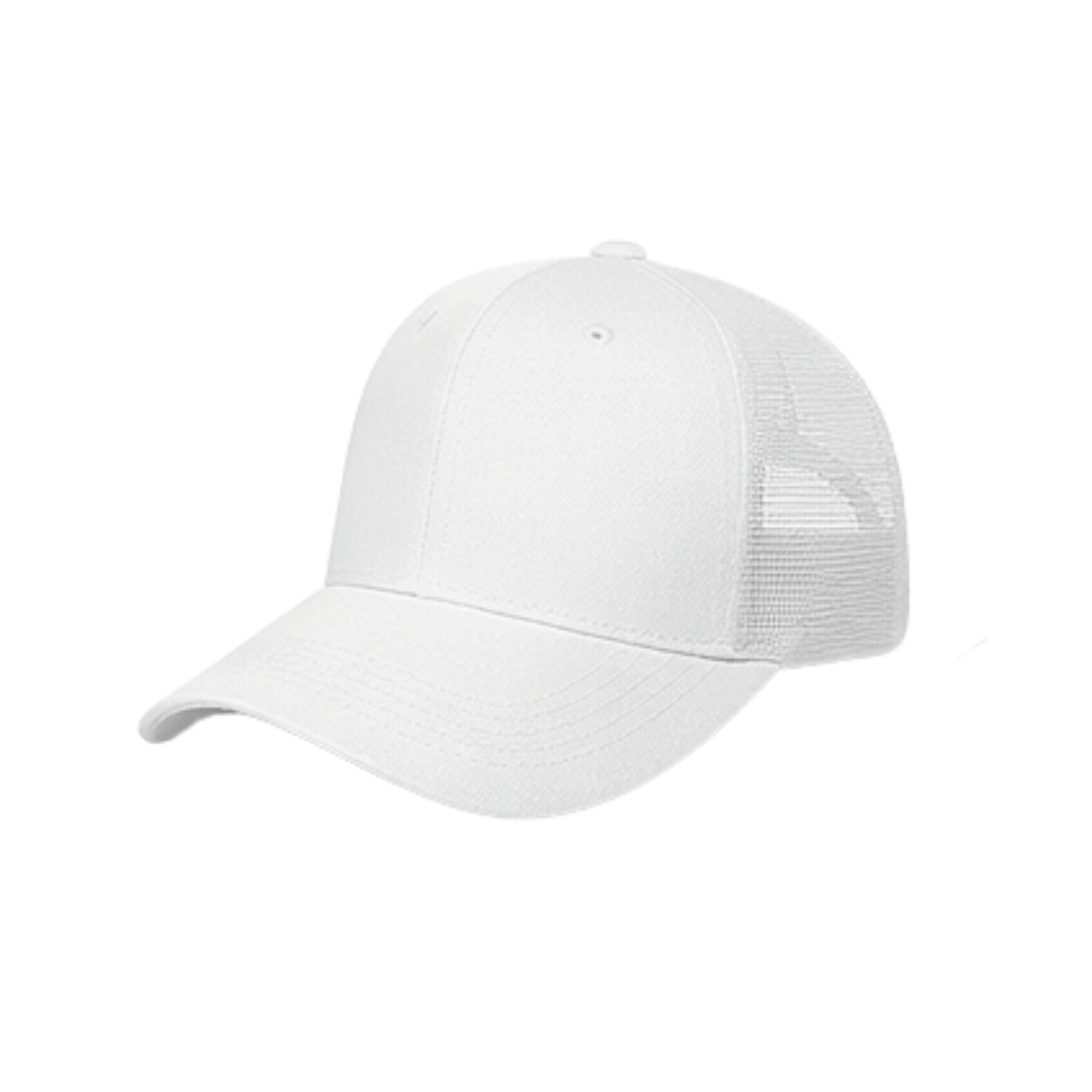 Playera oversize Gorra Trucker Personalizada blanco vista frontal HOODEE