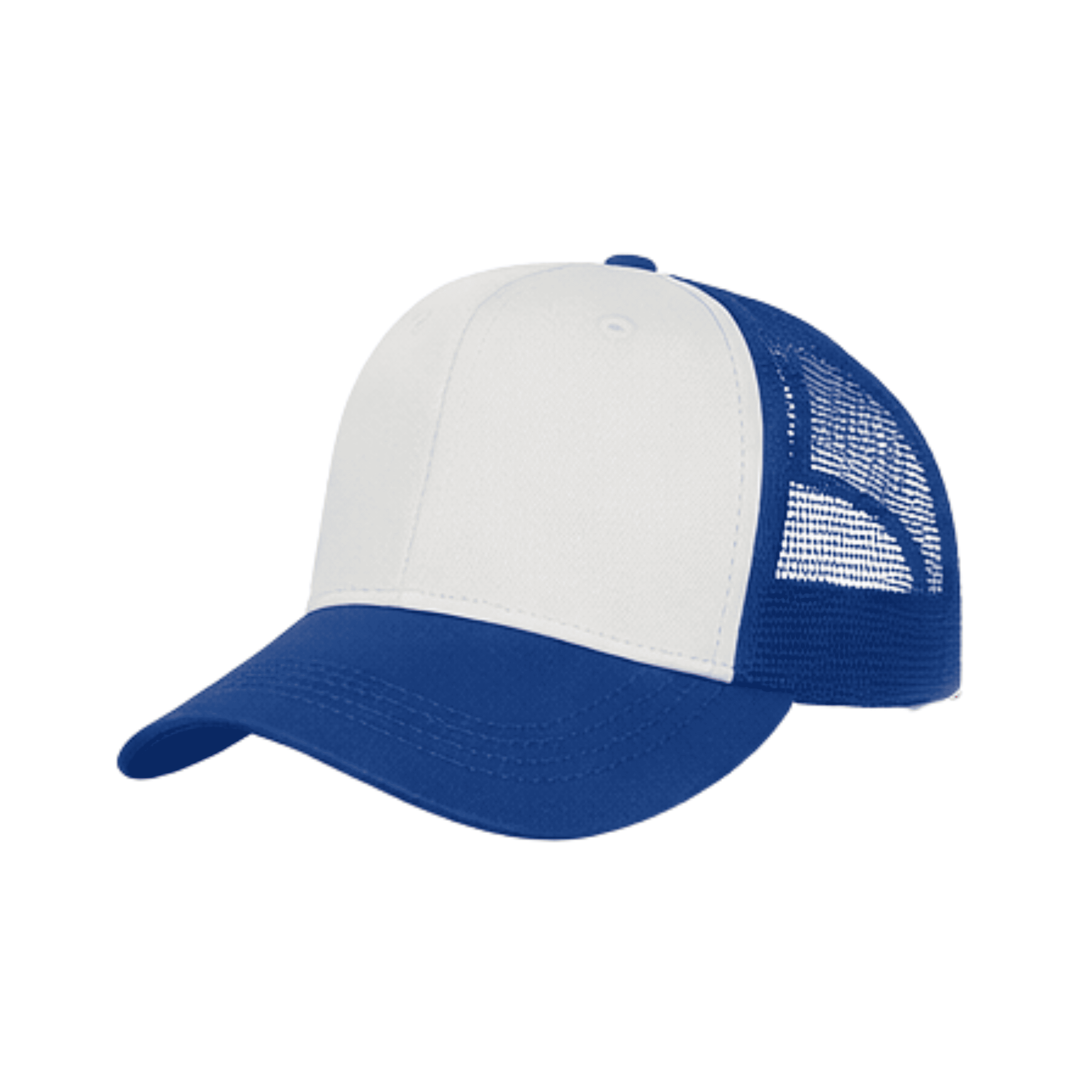 Playera oversize Gorra Trucker Personalizada blanco vista frontal HOODEE