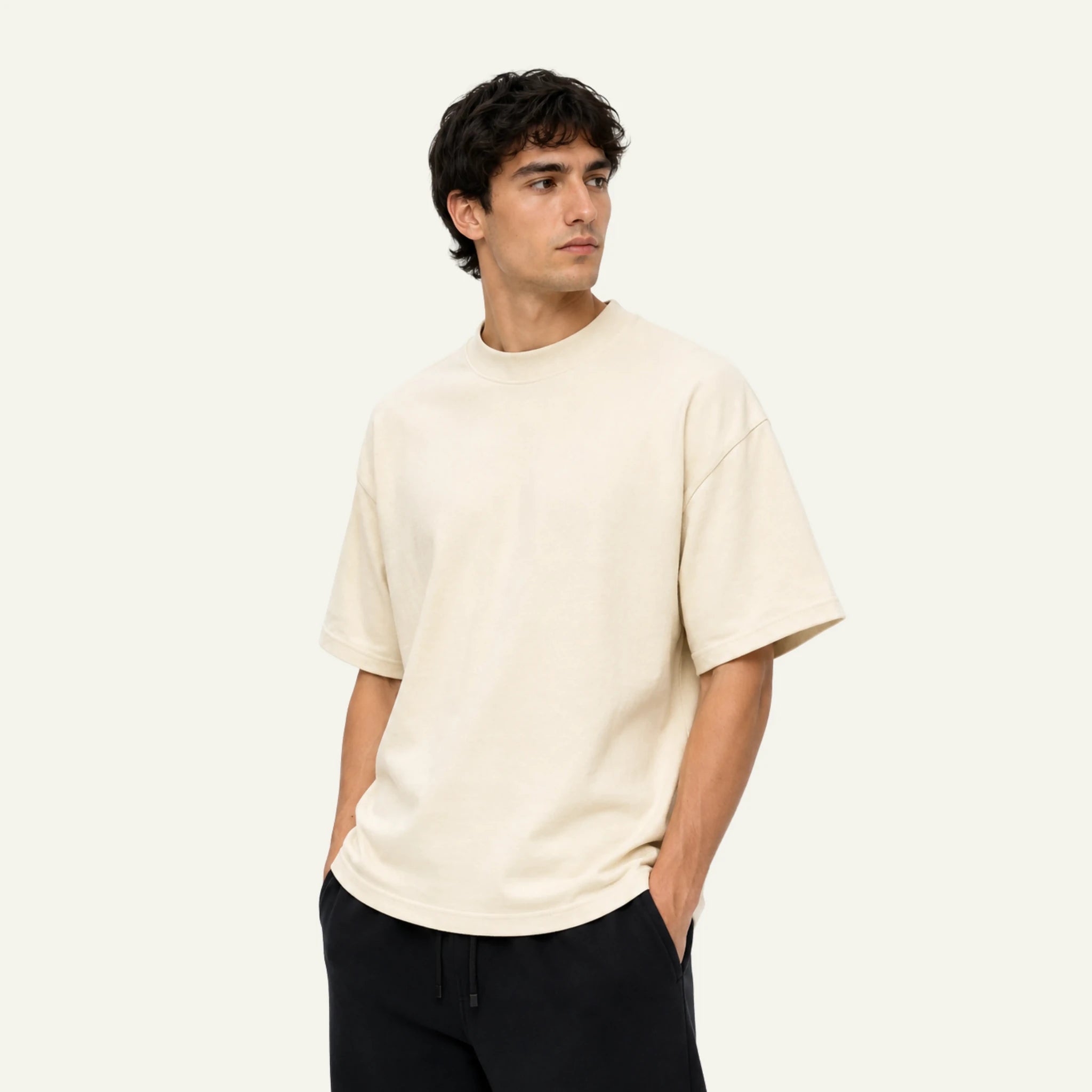 Playera oversize 220g Personalizada vista frontal HOODEE