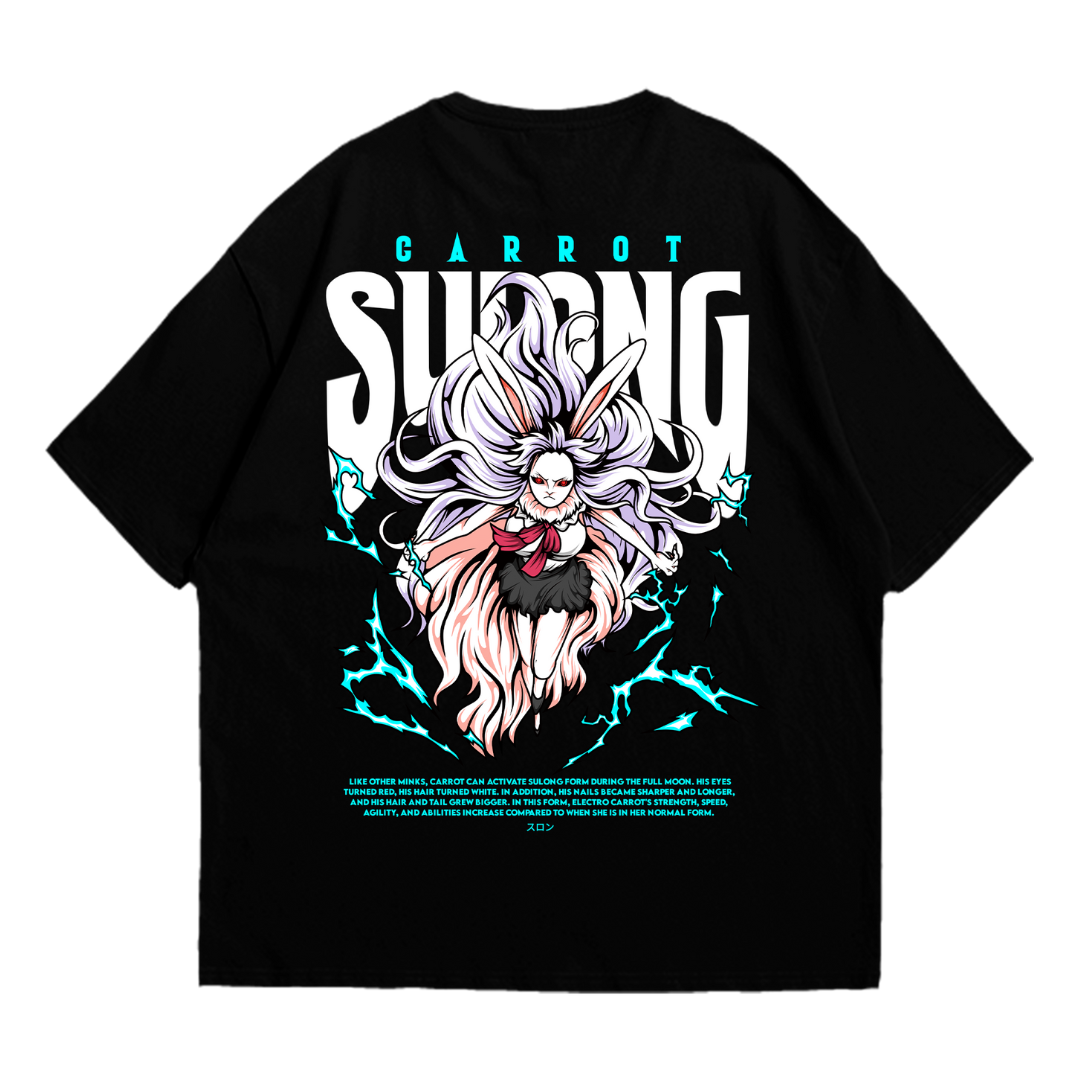 Playera oversize One piece - Carrot #1