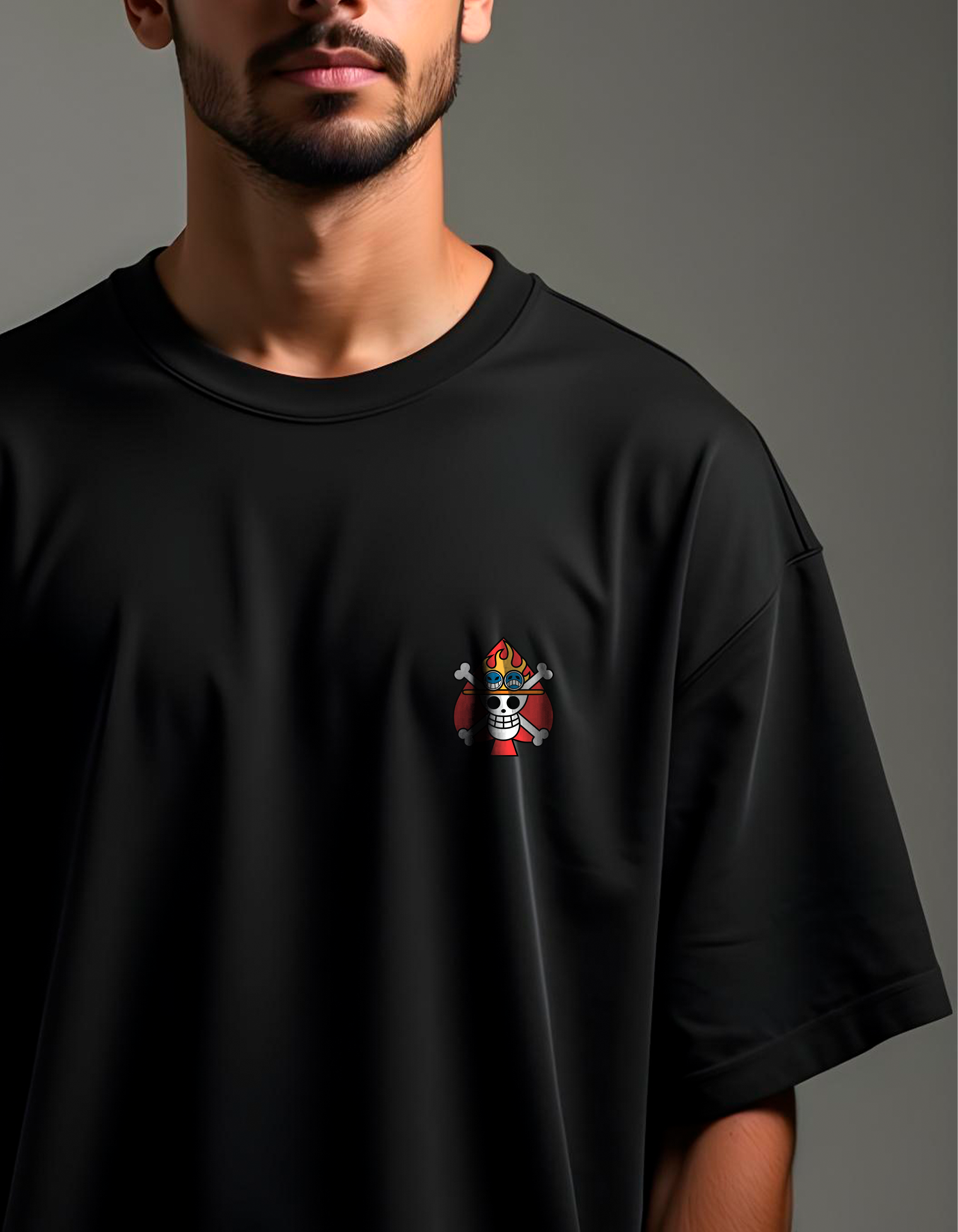 Playera oversize One piece - Ace #1