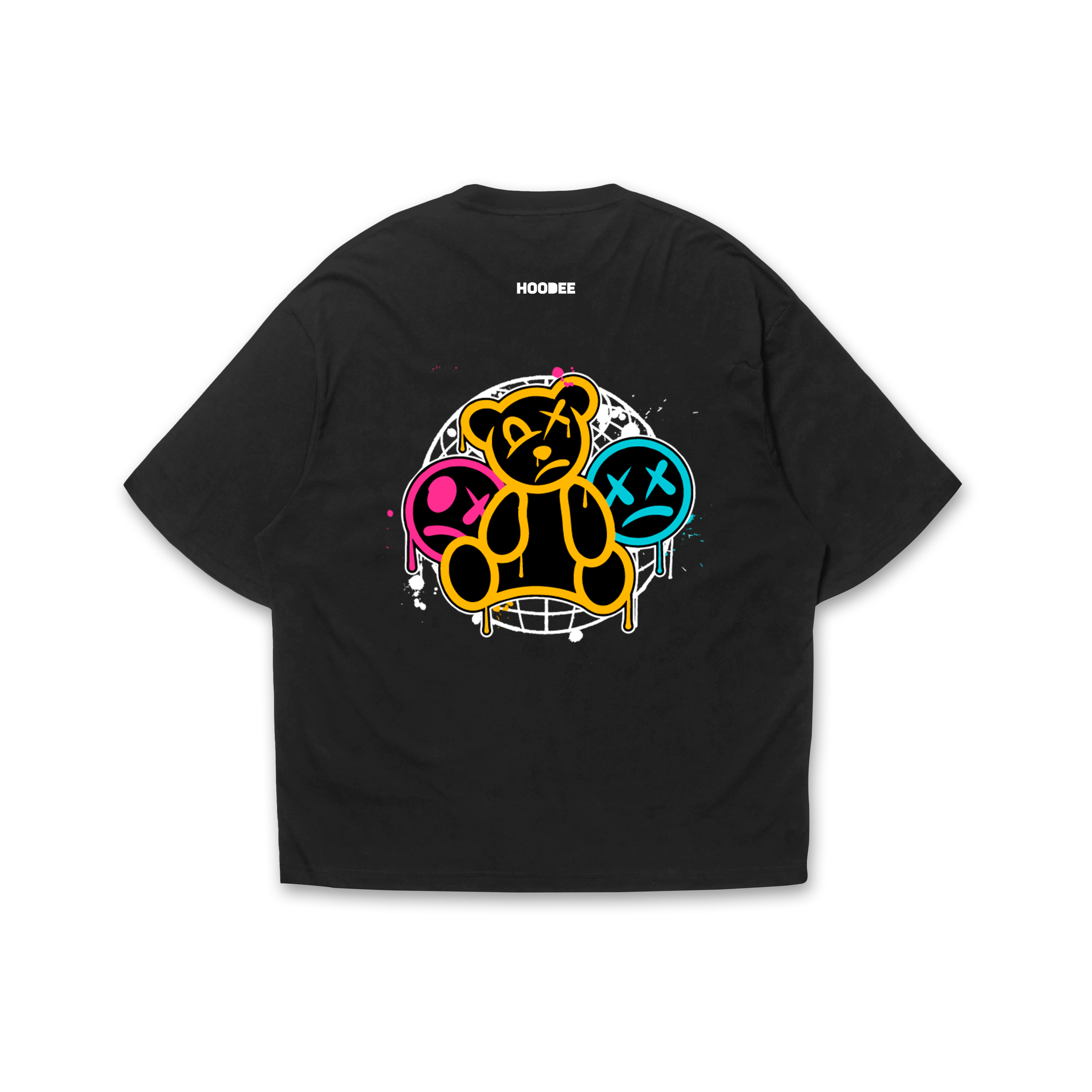 Playera oversize Hello stalkers