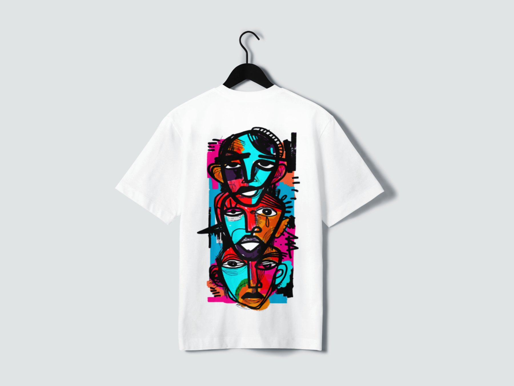 Playera manga corta 3 CARAS HOODEE