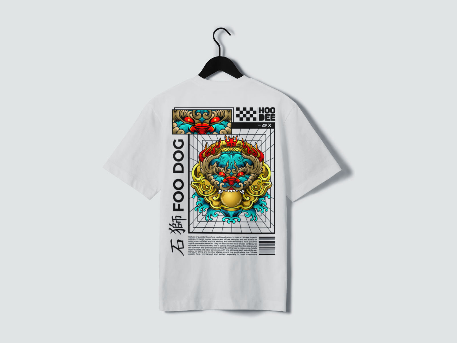 Playera manga corta FOO DOG