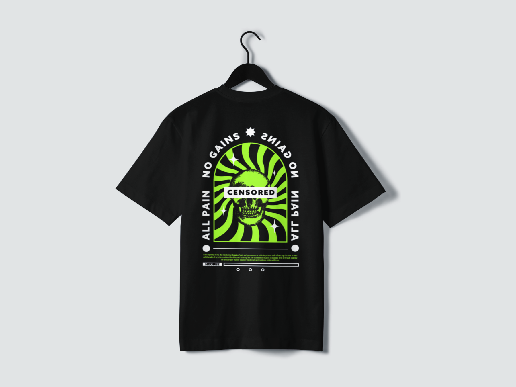 Playera manga corta CENSORED
