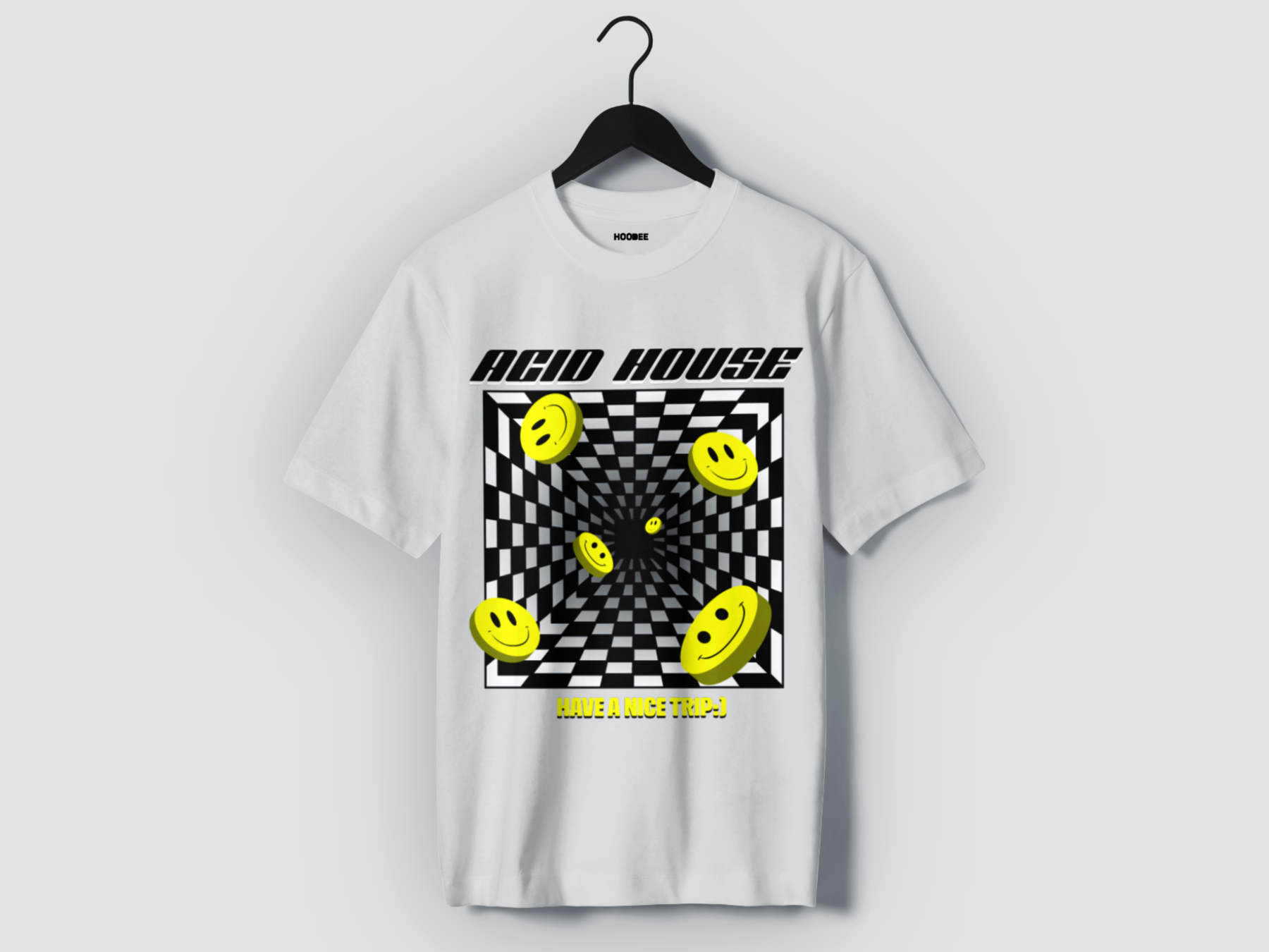 Playera manga corta ACID HOUSE