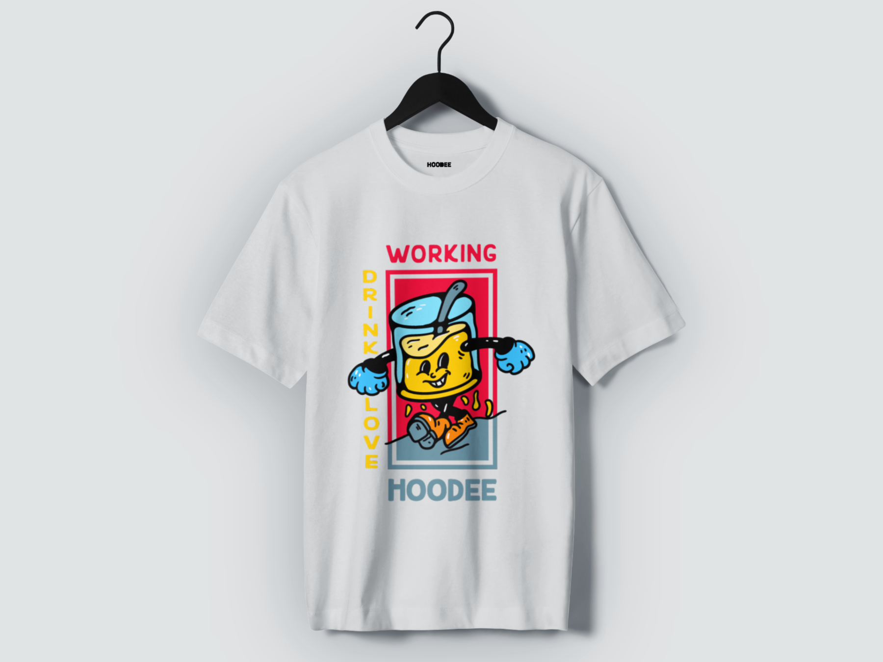 Playera manga corta DRINK LOVE