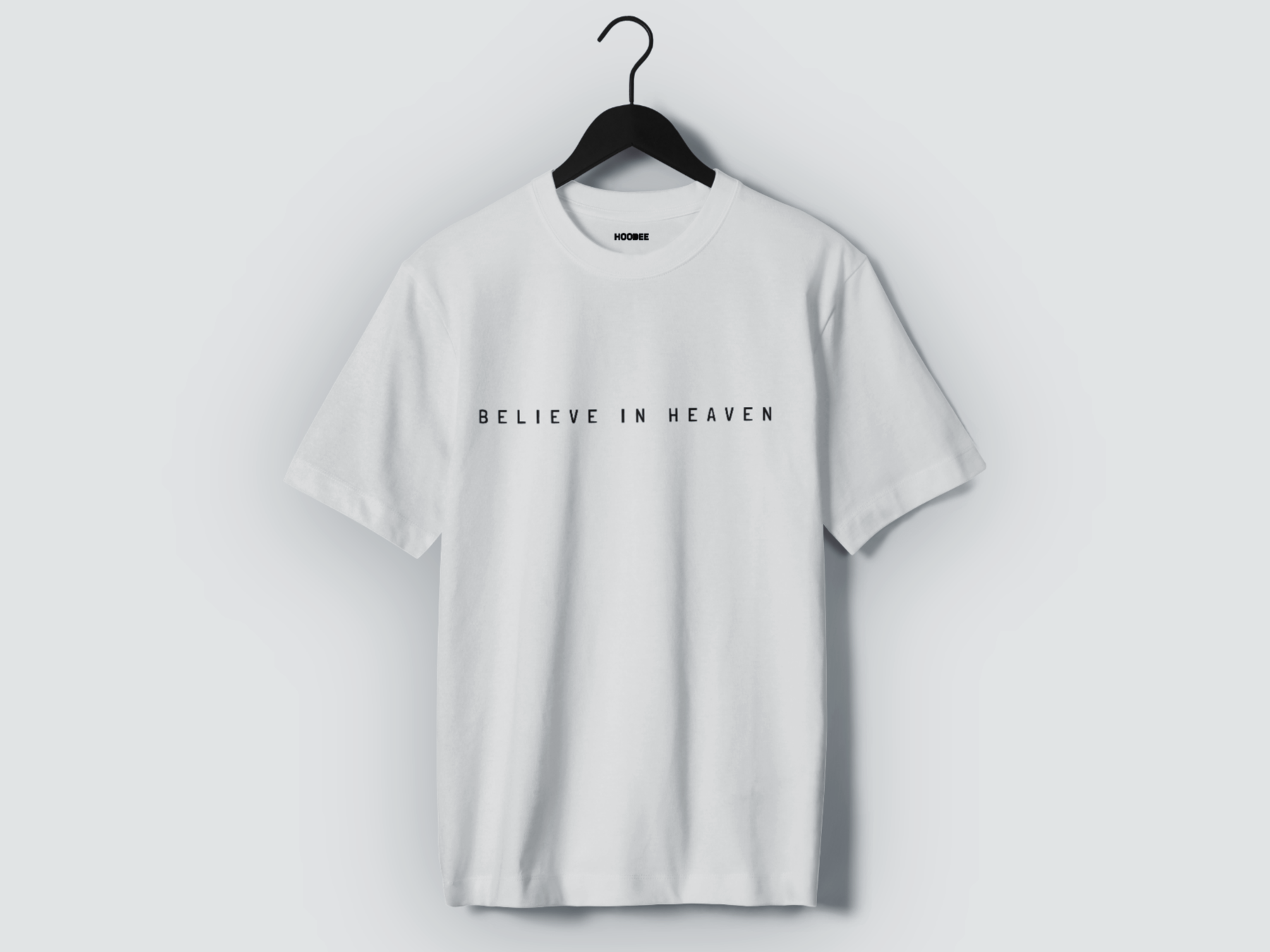Playera manga corta Believe in heaven