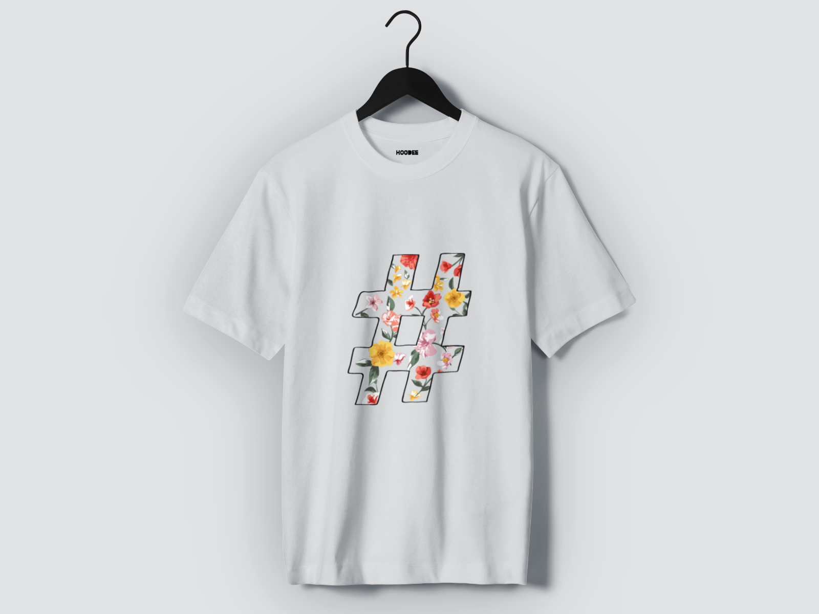 Playera manga corta HASHTAG