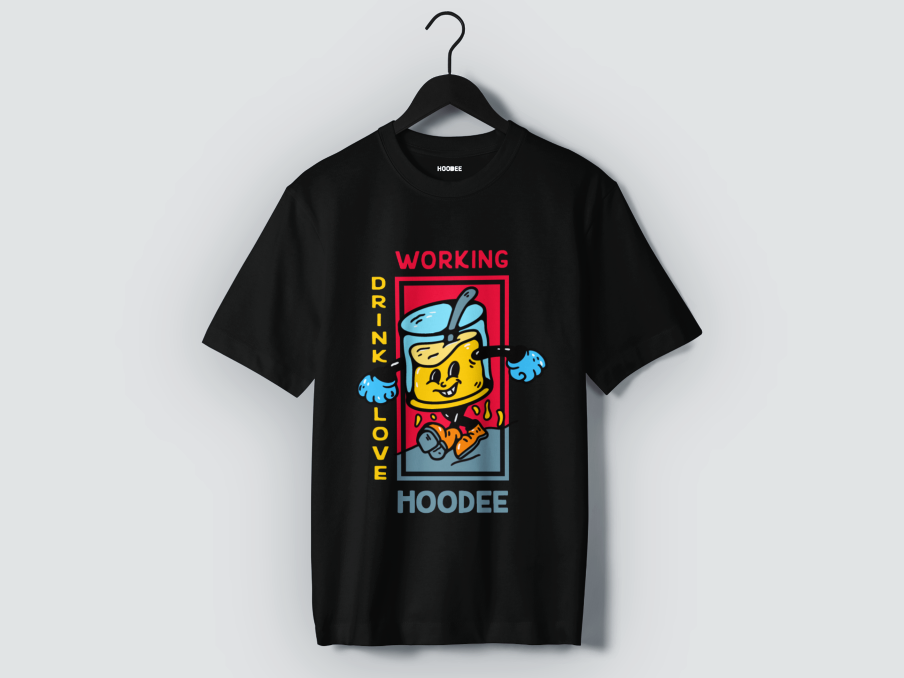 Playera manga corta DRINK LOVE