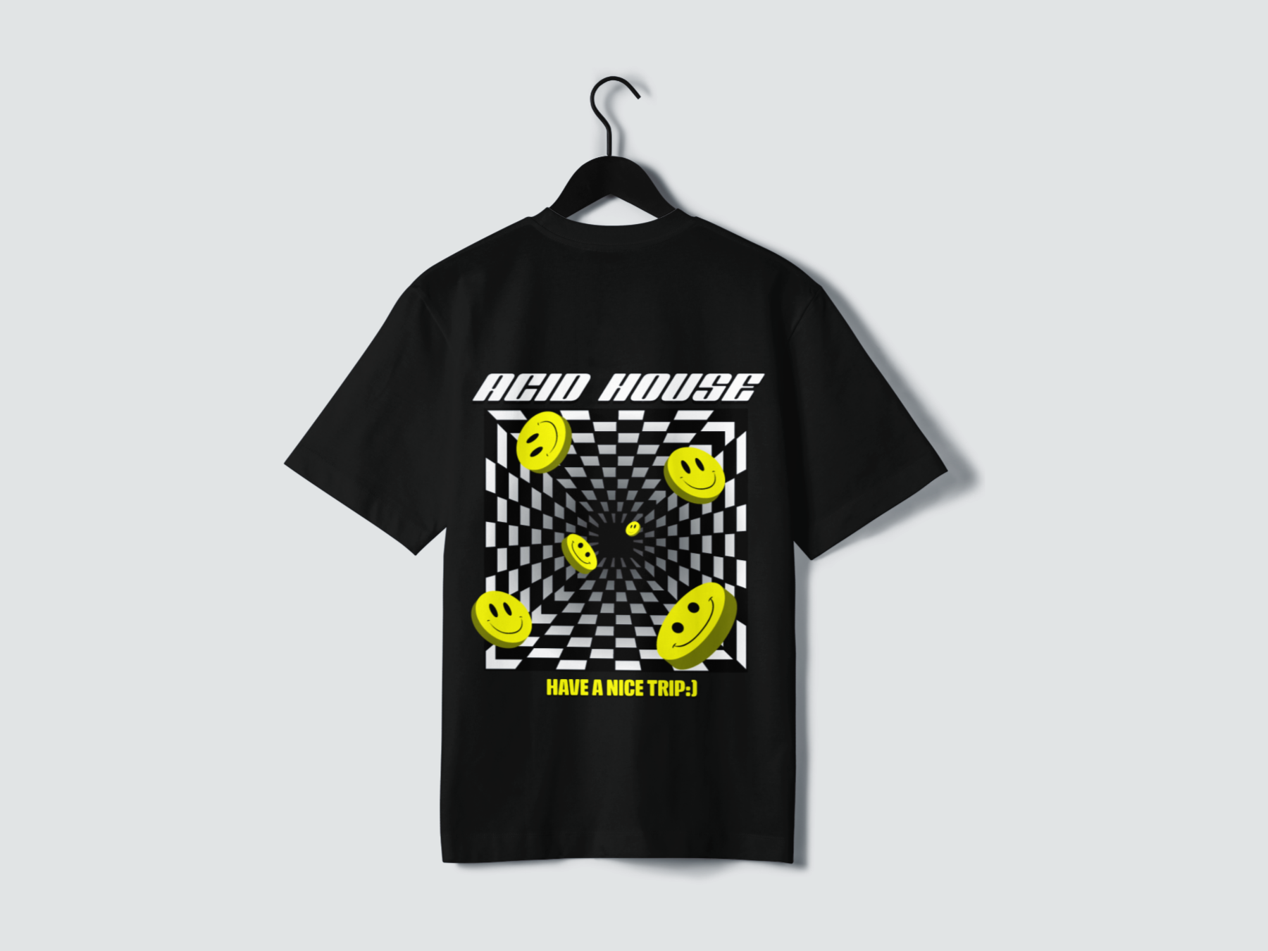 Playera manga corta ACID HOUSE