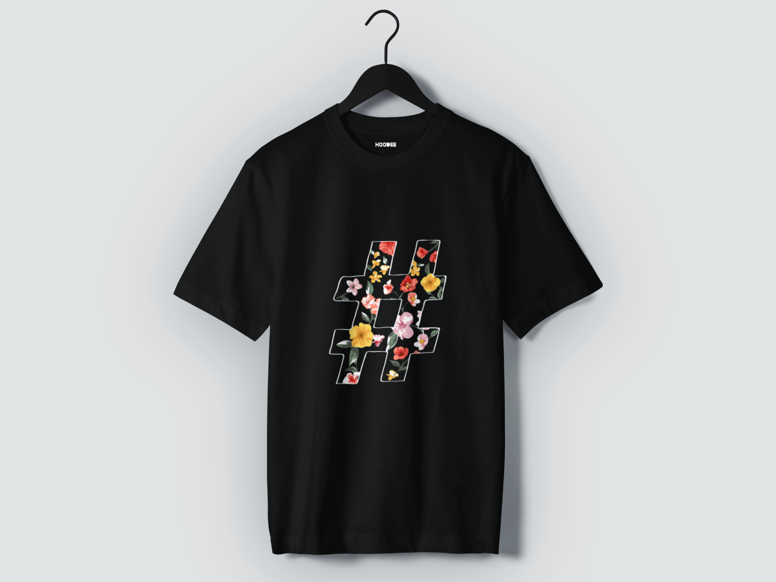 Playera manga corta HASHTAG