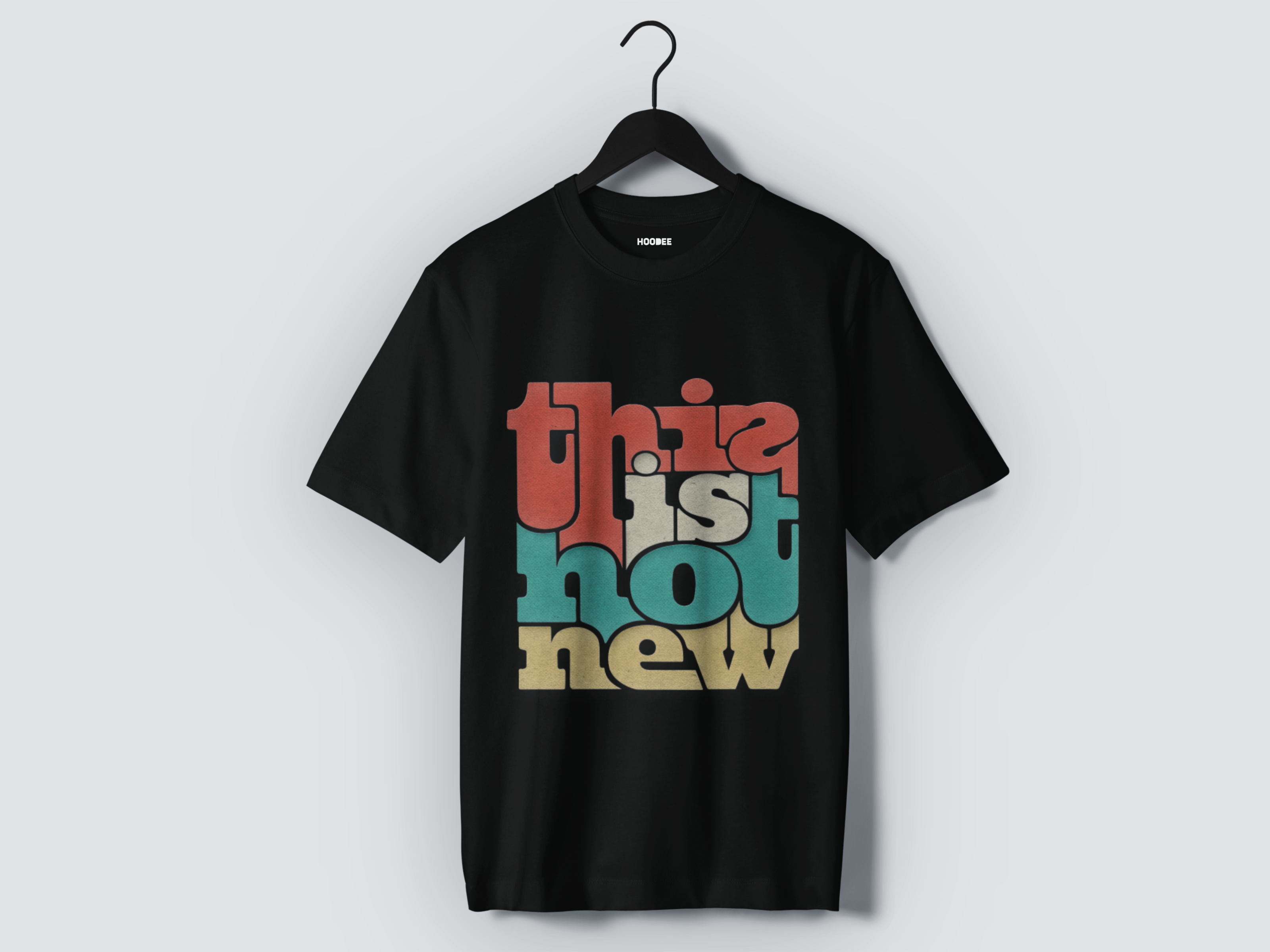 Playera manga corta This is not new hoodee