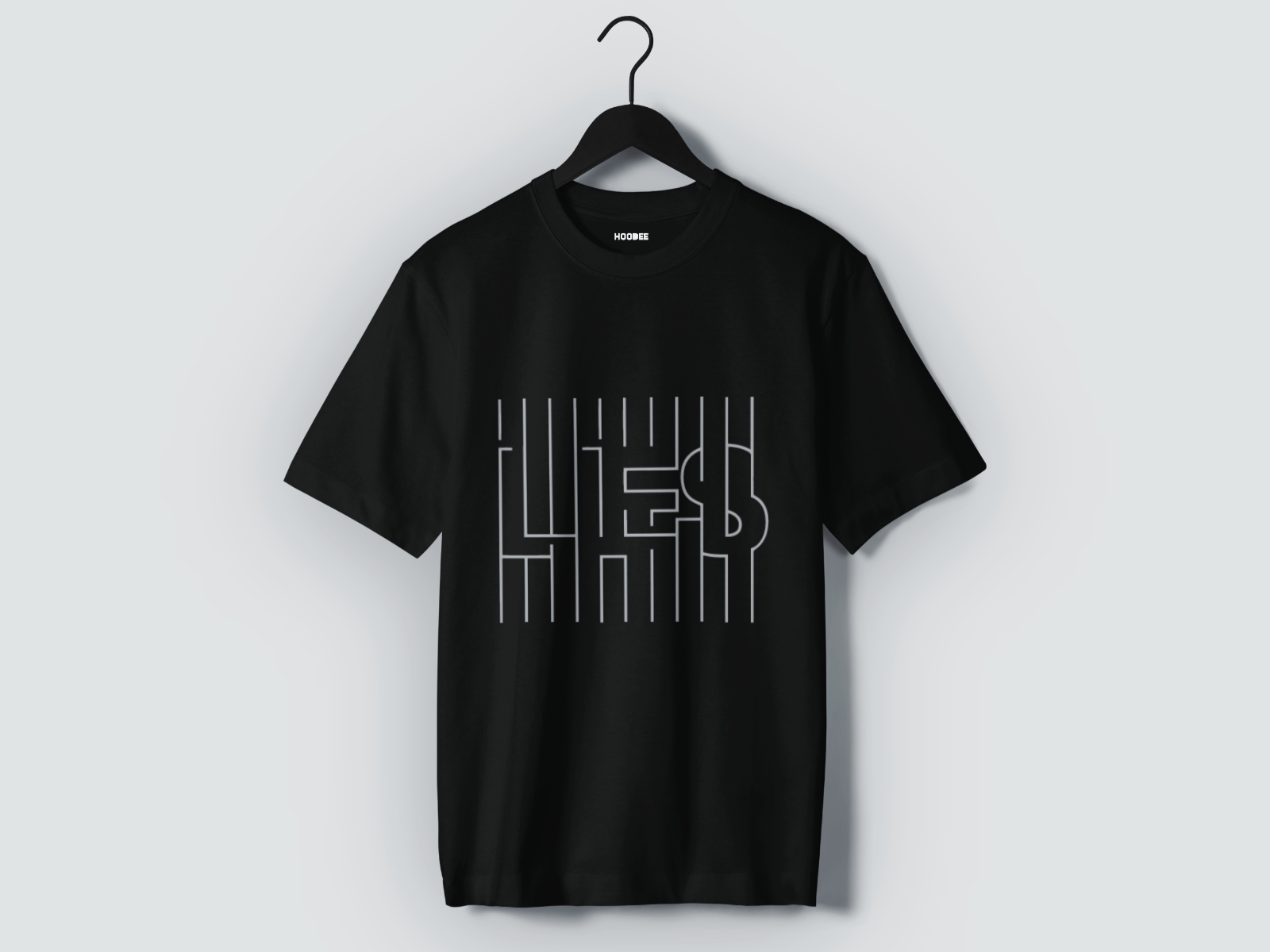 Playera manga corta LIES
