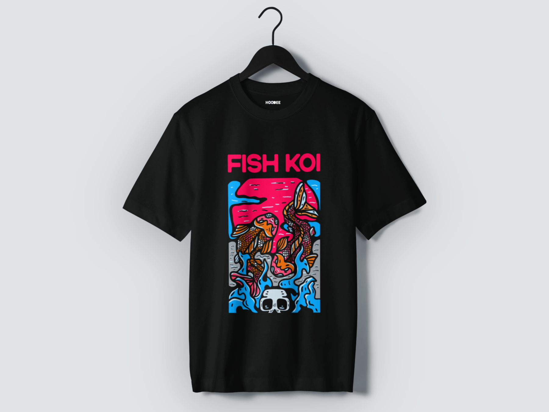 Playera manga corta KOI FISH