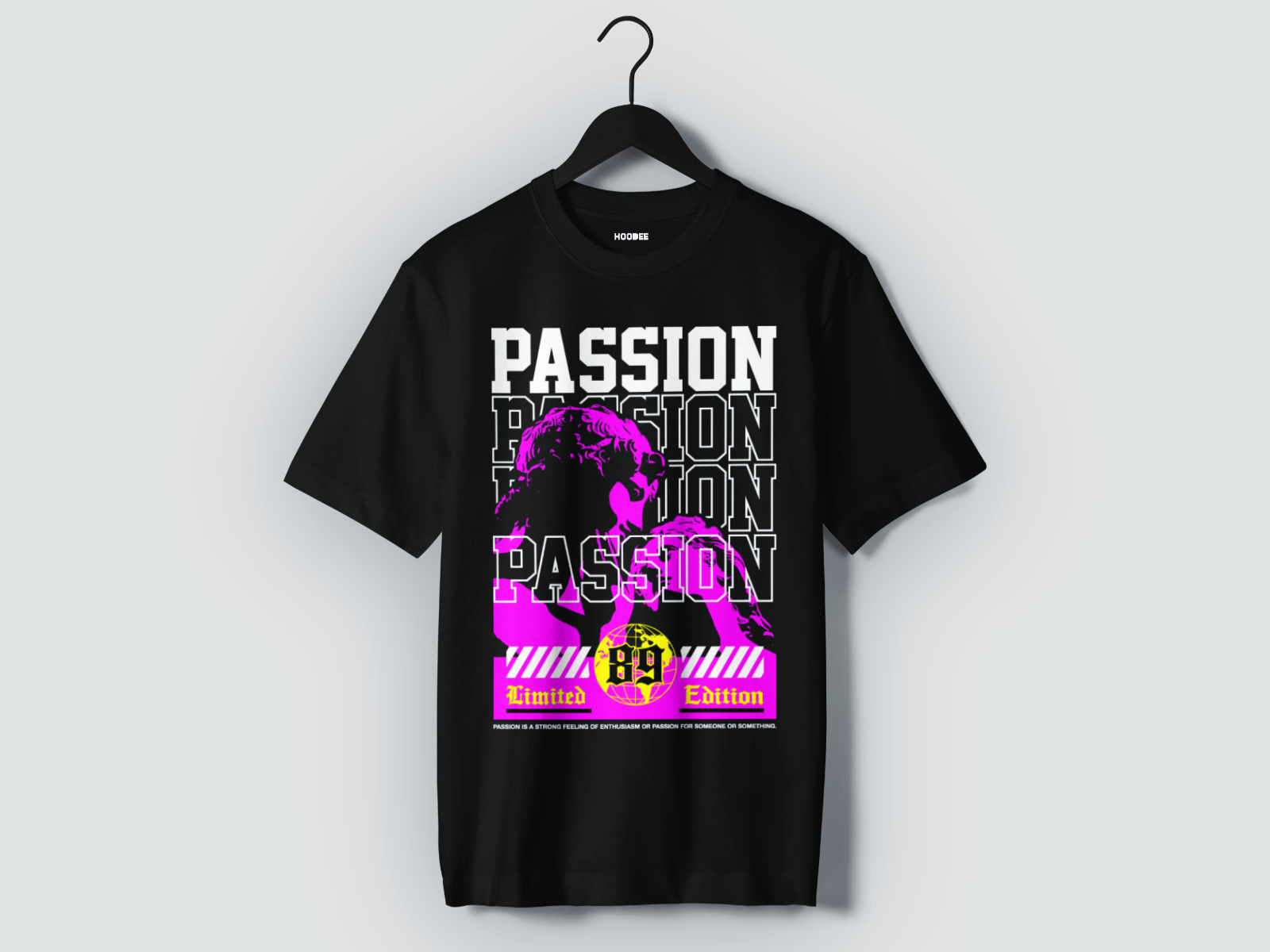 Playera manga corta Passion