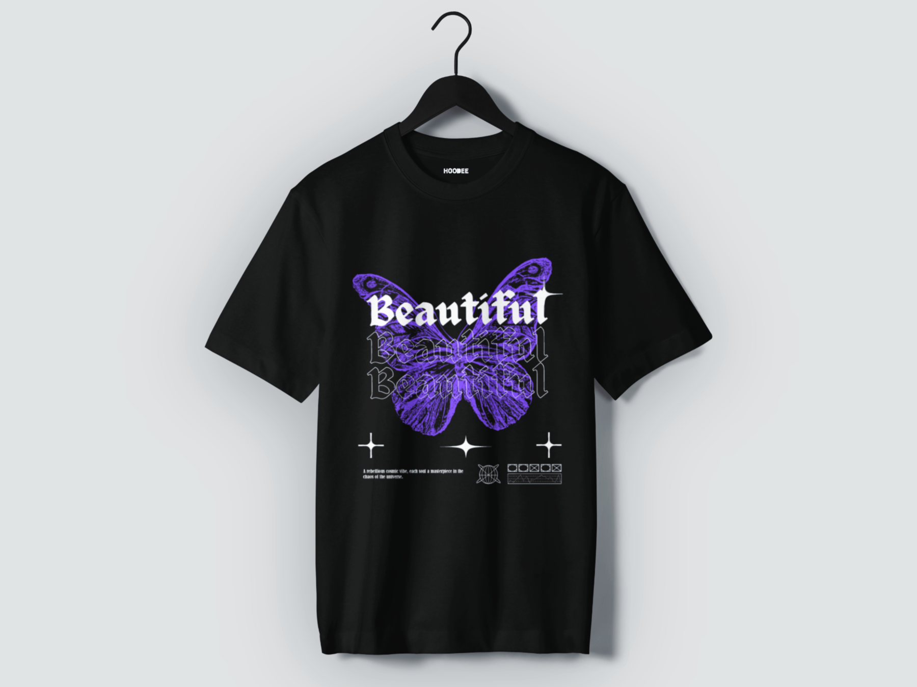 Playera manga corta Beautiful