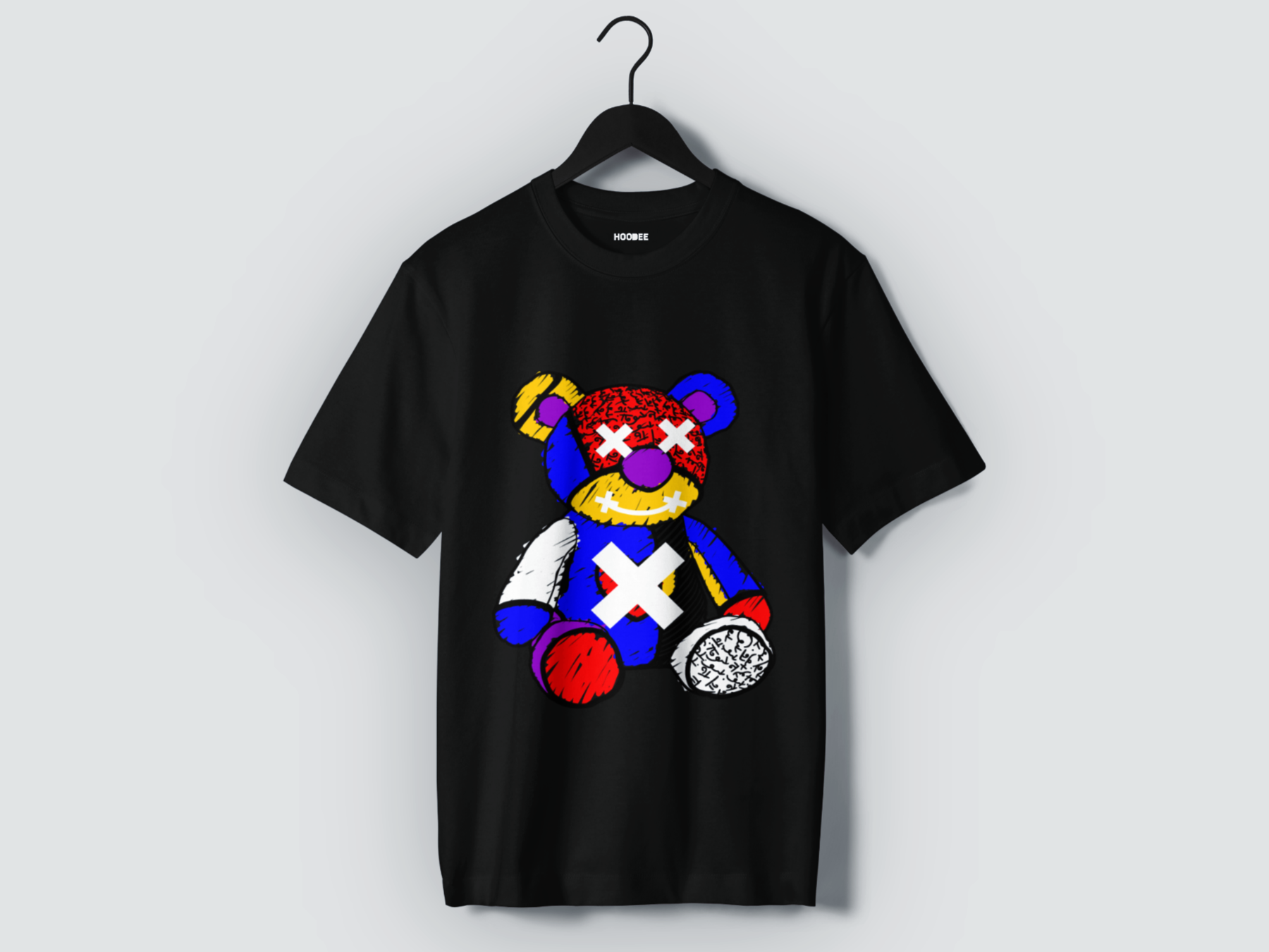 Playera manga corta BEAR INVASION