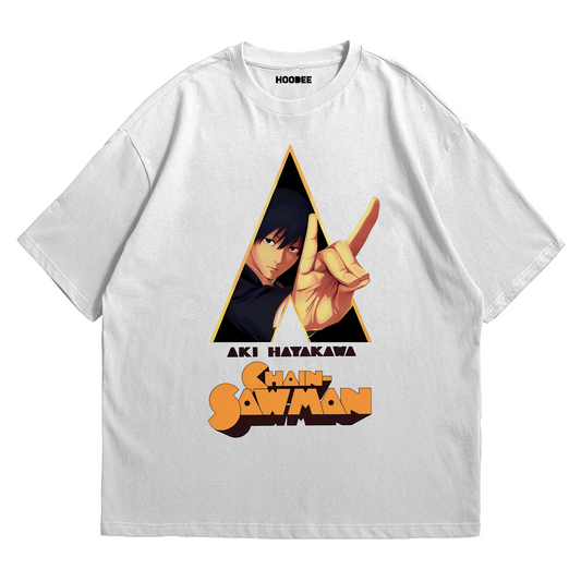 Playera oversize Chainsaw man - Aki hayakawa #1