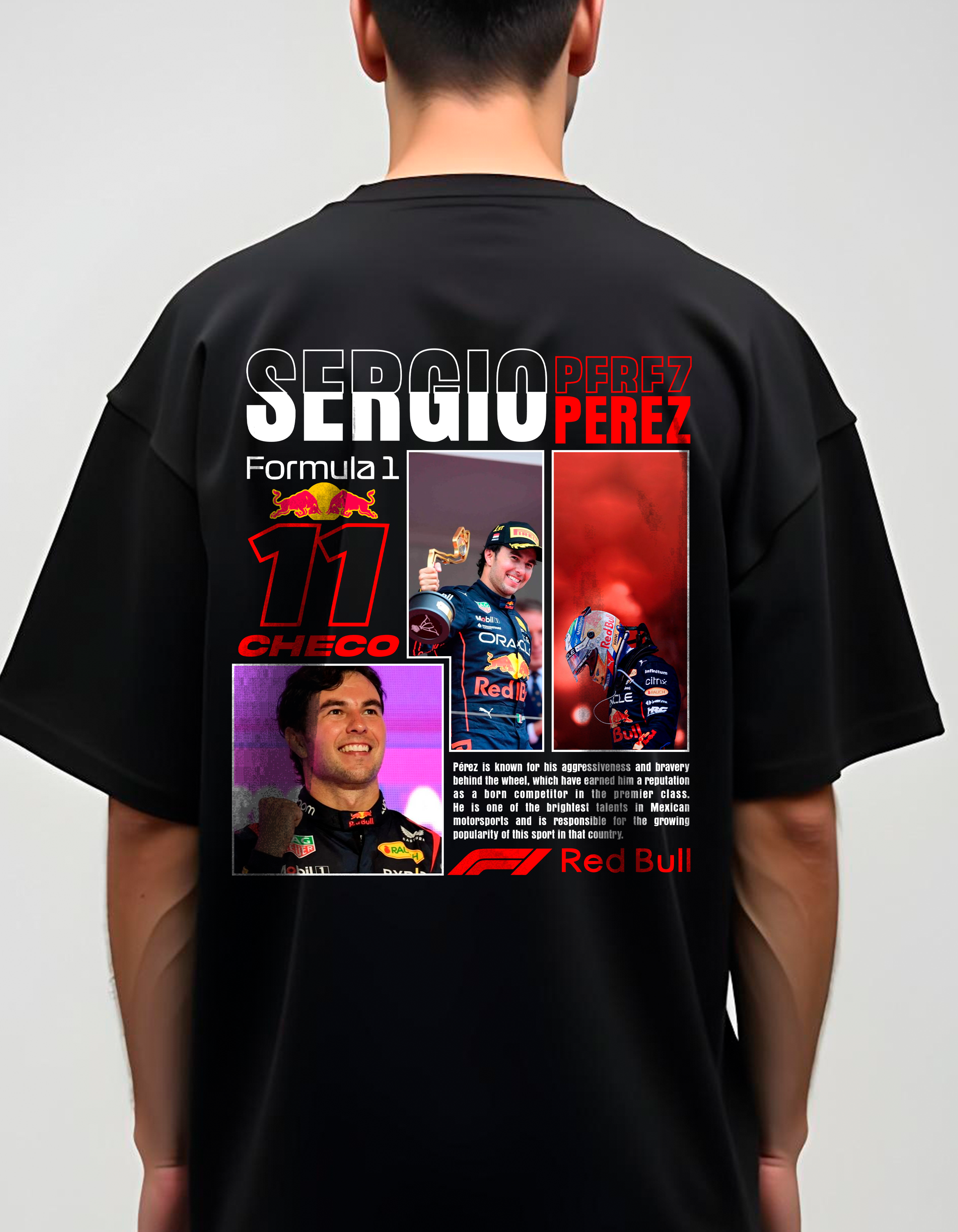 Playera oversize - Checo Pérez