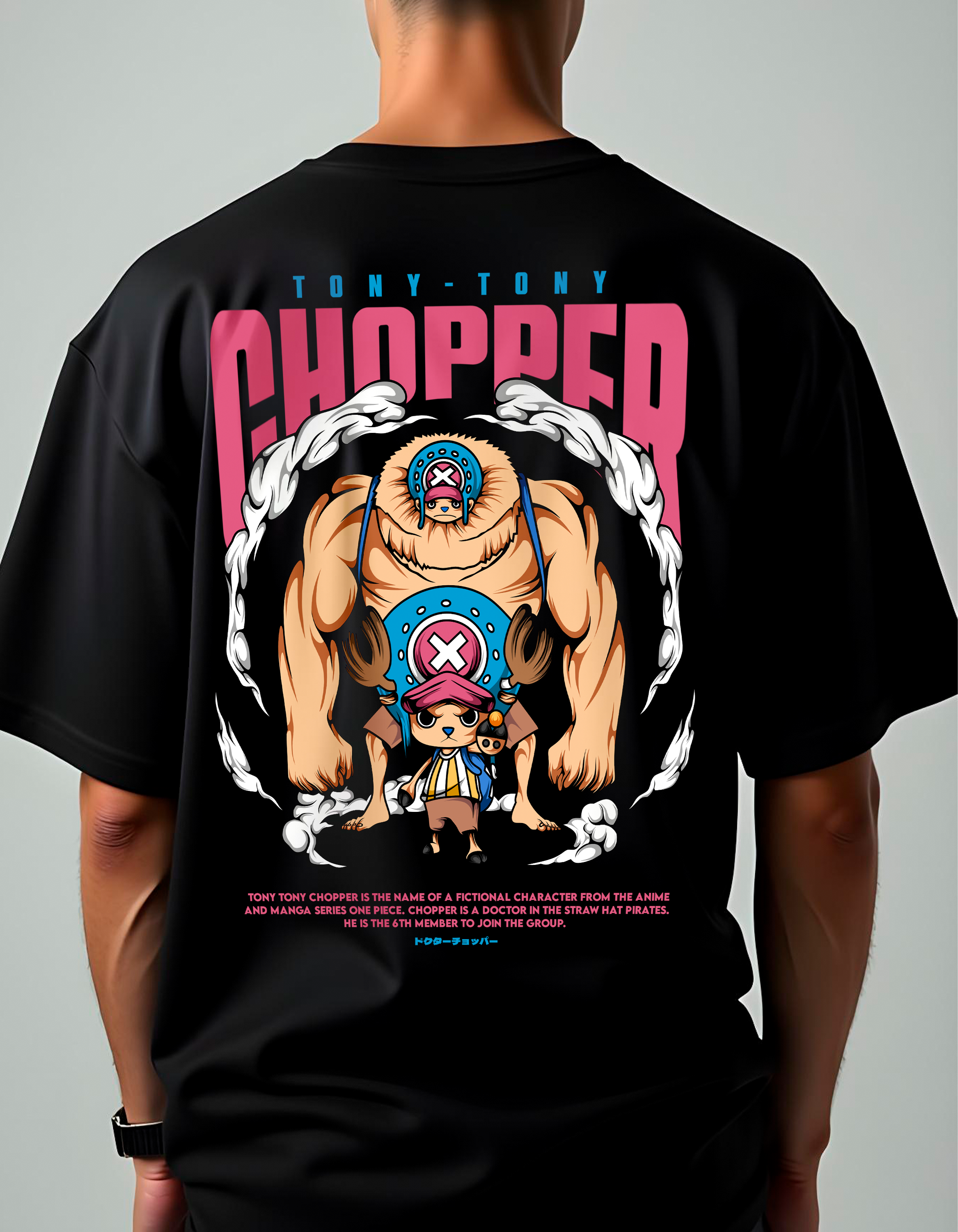 Playera oversize One piece - Chopper #1