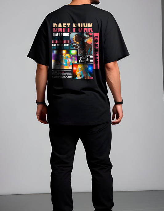 Playera oversize Daft Punk #1
