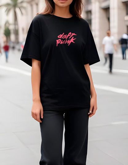 Playera oversize Daft Punk #1