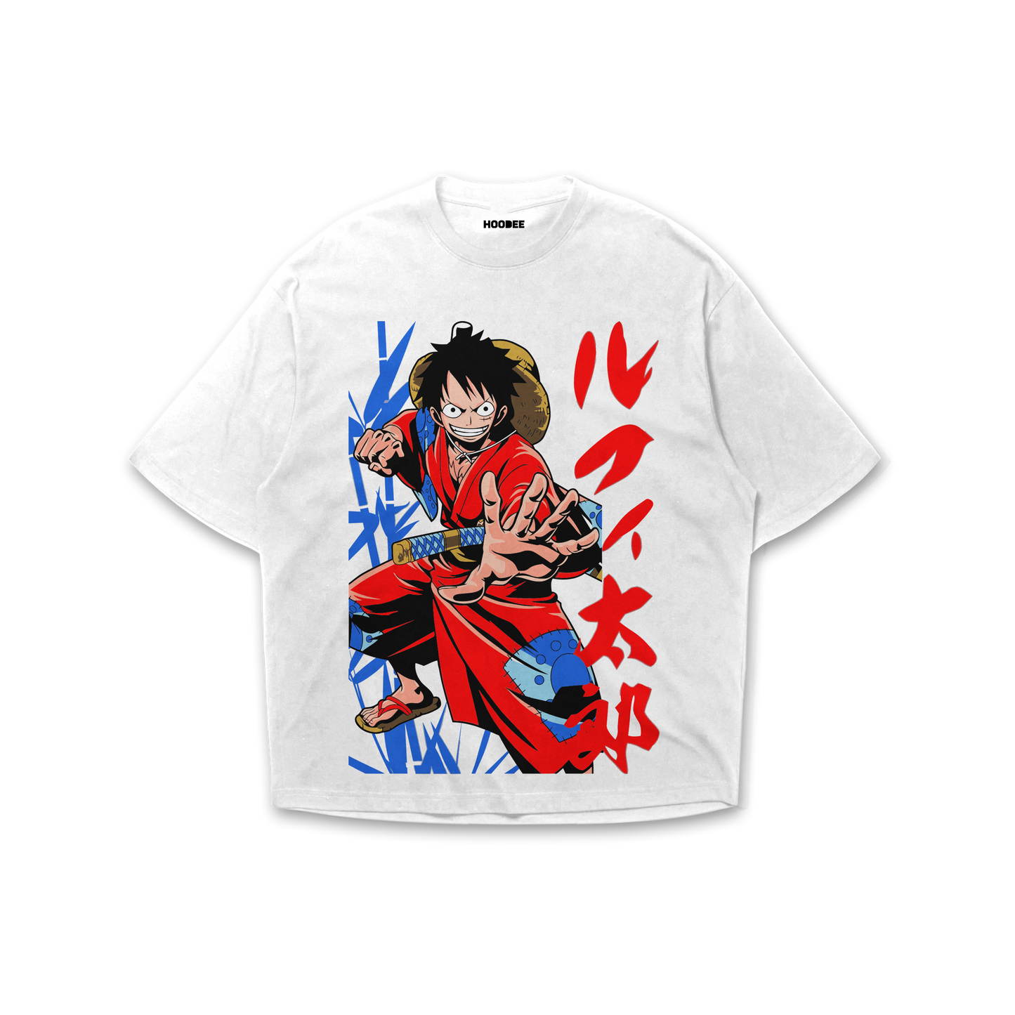 Playera oversize One piece - Luffy #6