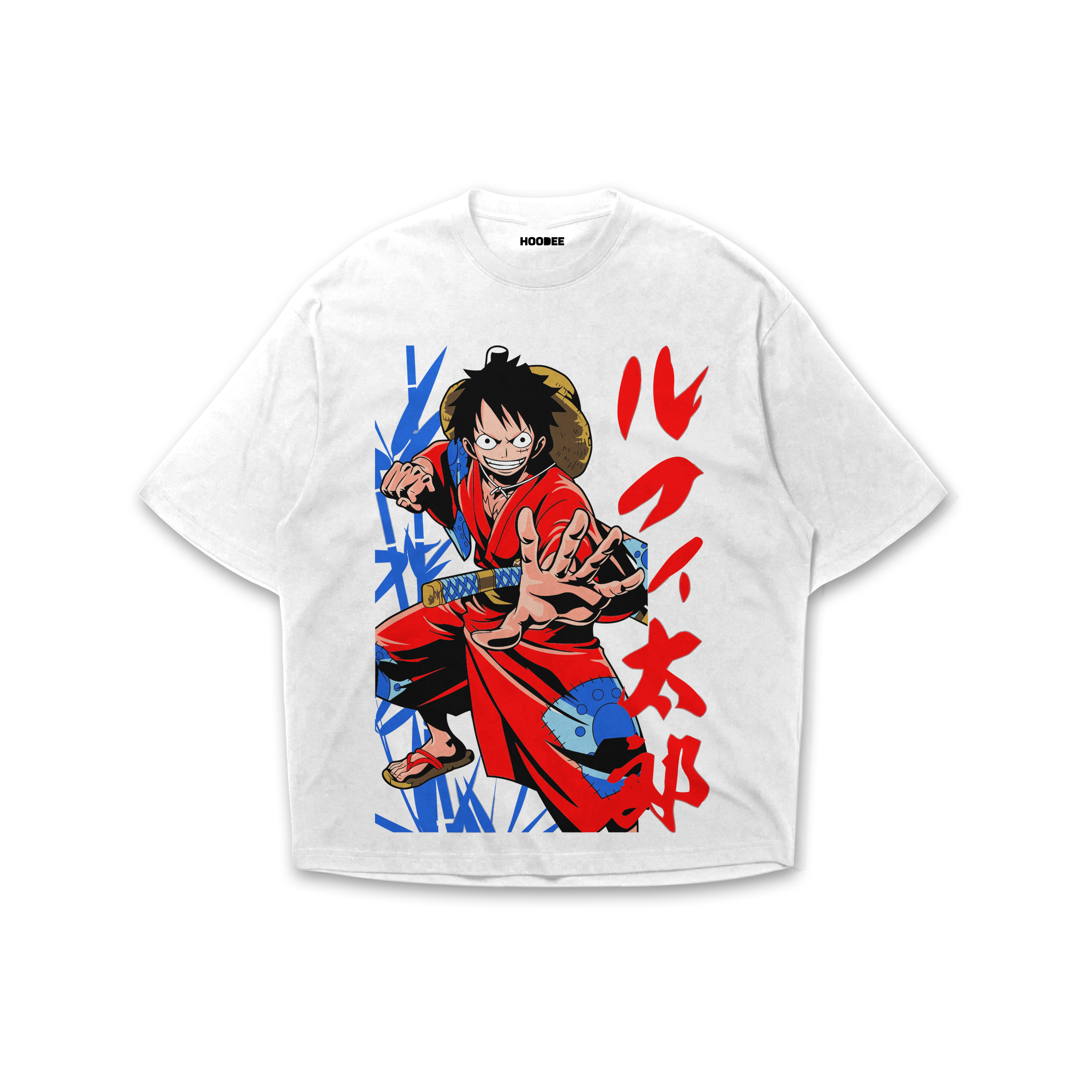 Playera oversize One piece - Luffy #6