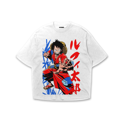 Playera oversize One piece - Luffy #6