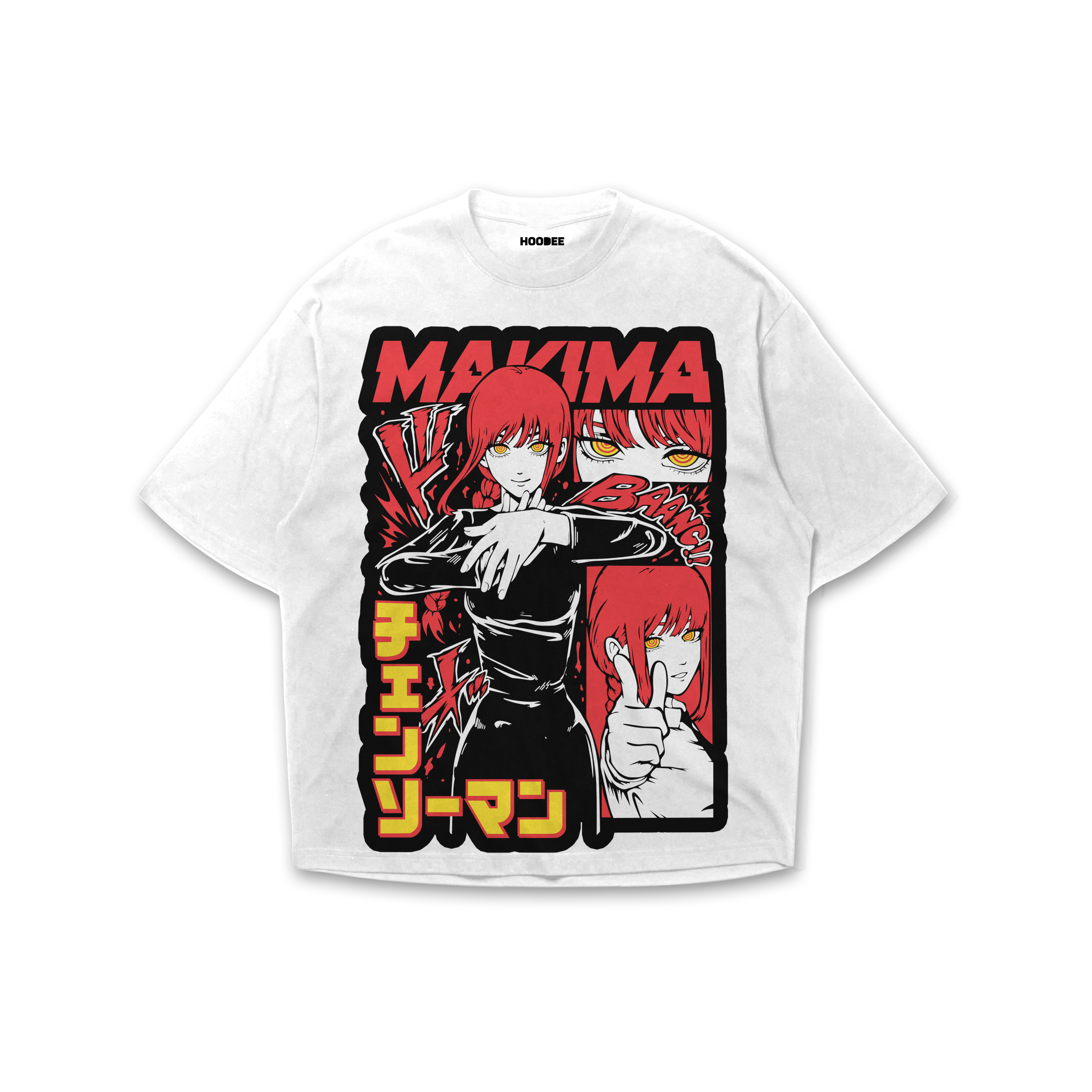 Playera oversize Chainsaw man - Makima