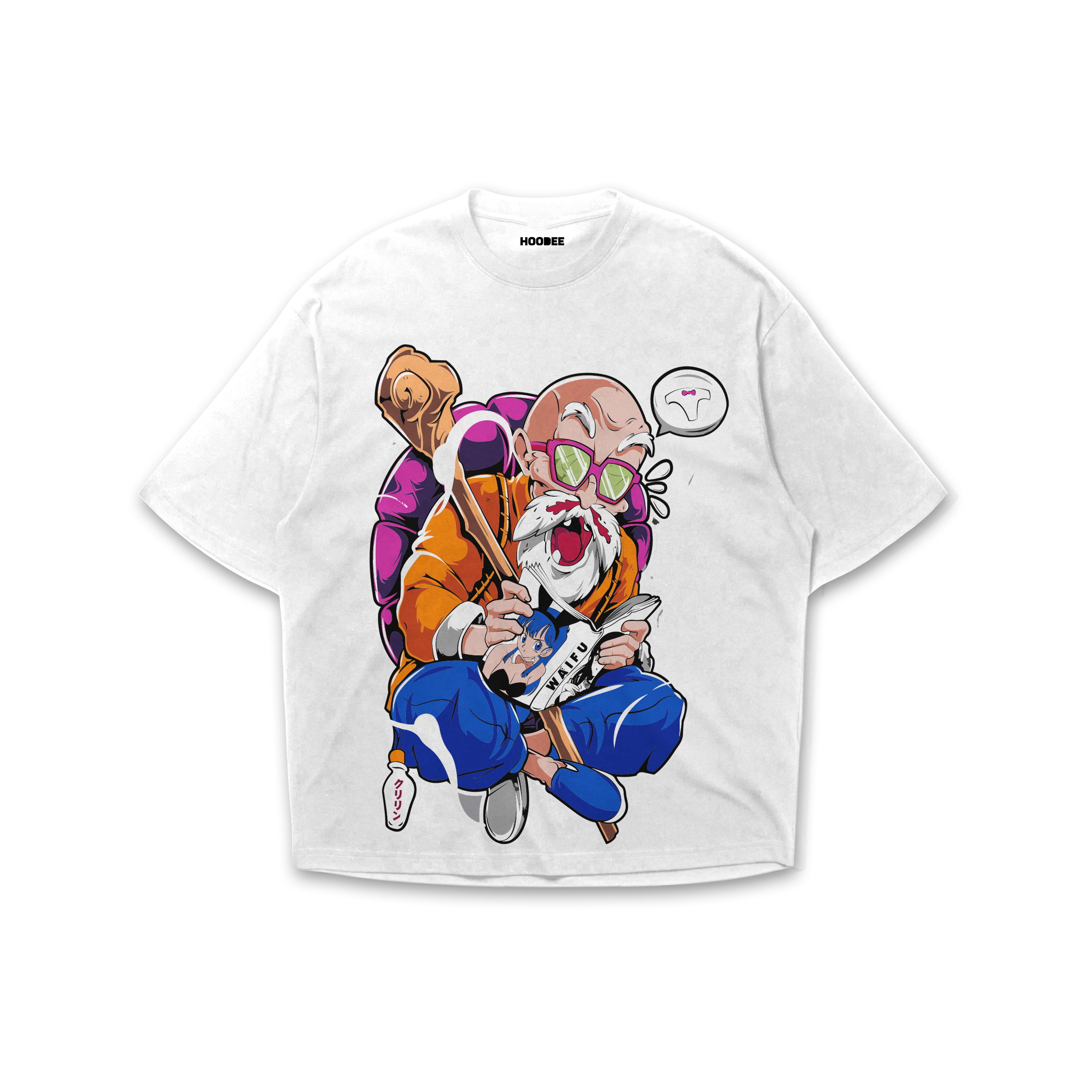 Playera oversize Dragon Ball Z - Maestro Roshi #1