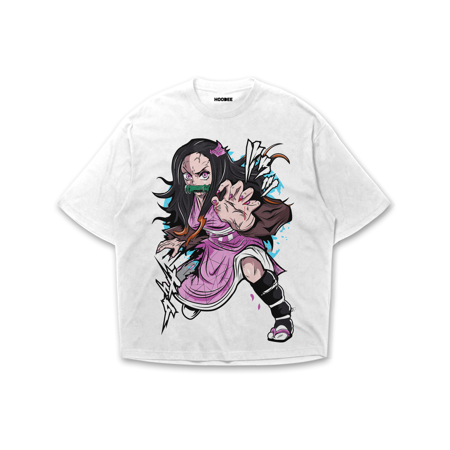 Playera oversize Demon slayer - Nezuko kamado