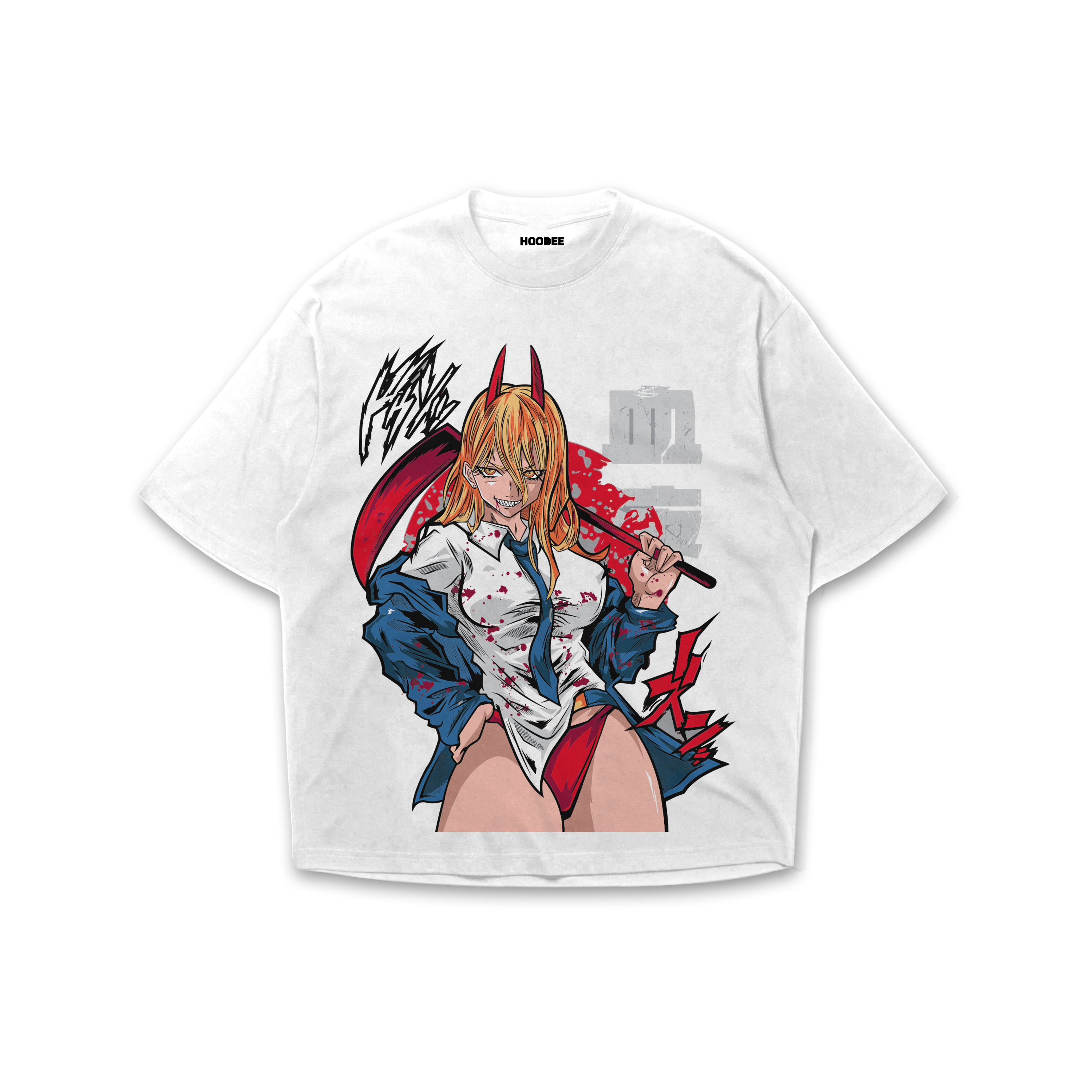 Playera oversize Chainsaw man - Power #1