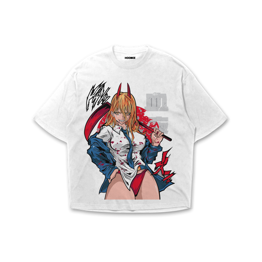 Playera oversize Chainsaw man - Power #1