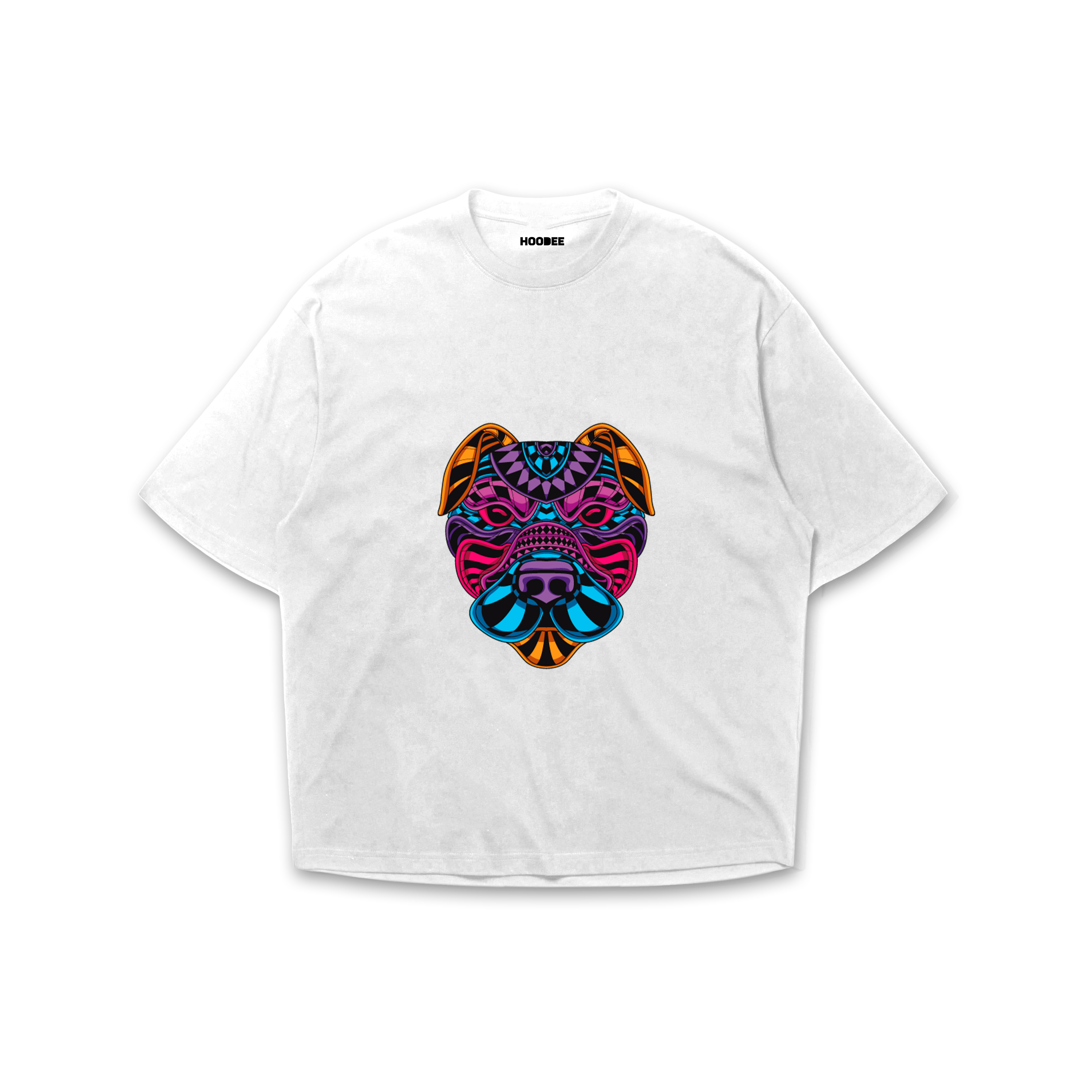 Playera oversize Mandela perro